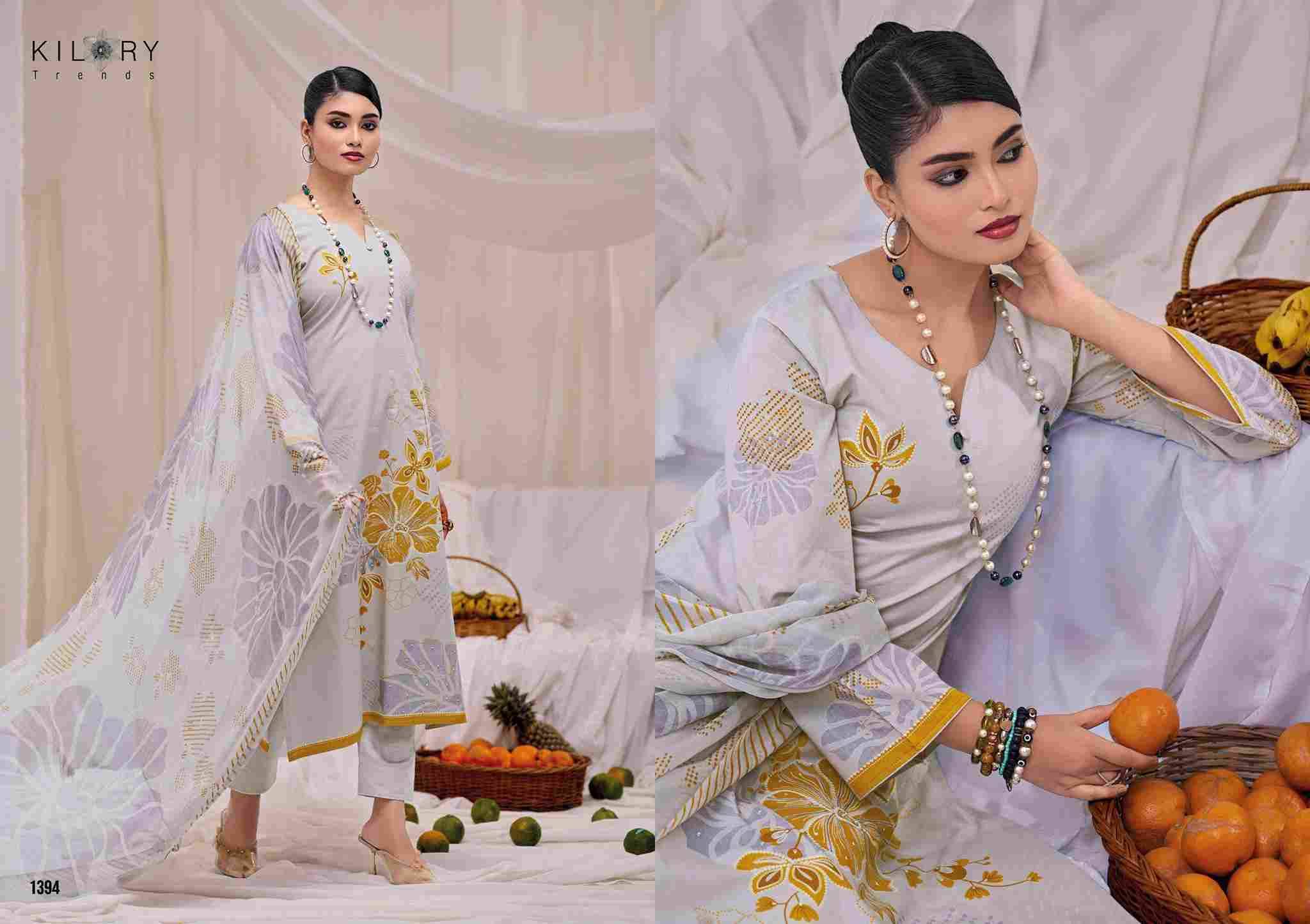 Qirat By Kilory 1391 To 1394 Series Designer Festive Suits Beautiful Fancy Colorful Stylish Party Wear & Occasional Wear Pure Lawn Cotton Dresses At Wholesale Price