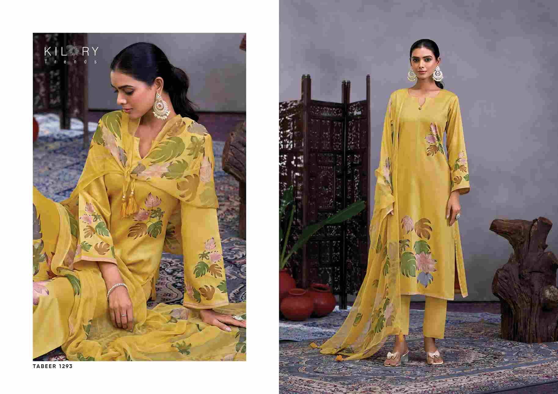 Tabeer By Kilory 1291 To 1294 Series Designer Festive Suits Beautiful Fancy Colorful Stylish Party Wear & Occasional Wear Pure Jam Cotton Dresses At Wholesale Price