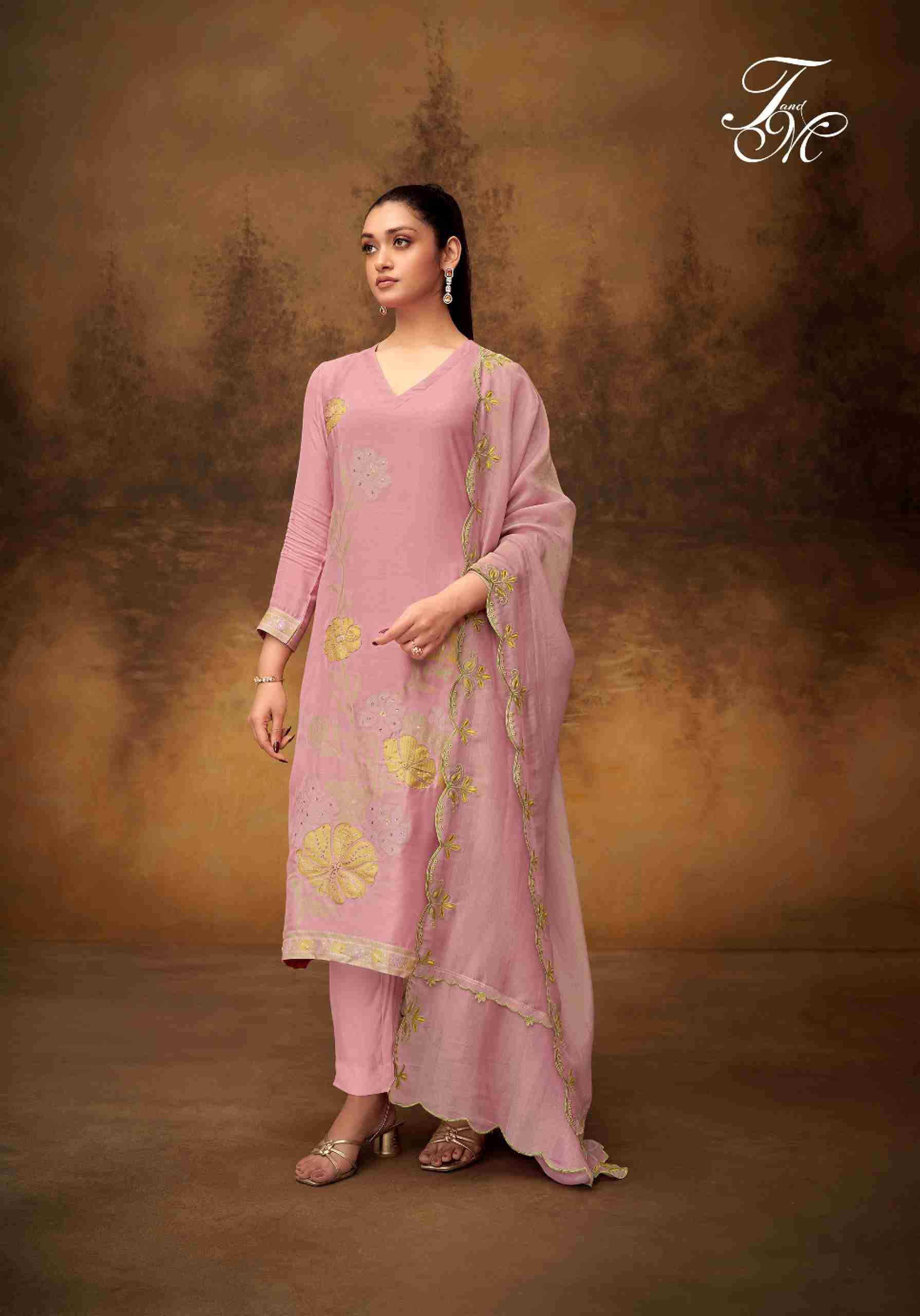 Pankh By T And M Designer Studio Beautiful Festive Suits Colorful Stylish Fancy Casual Wear & Ethnic Wear Muslin Jacquard Dresses At Wholesale Price