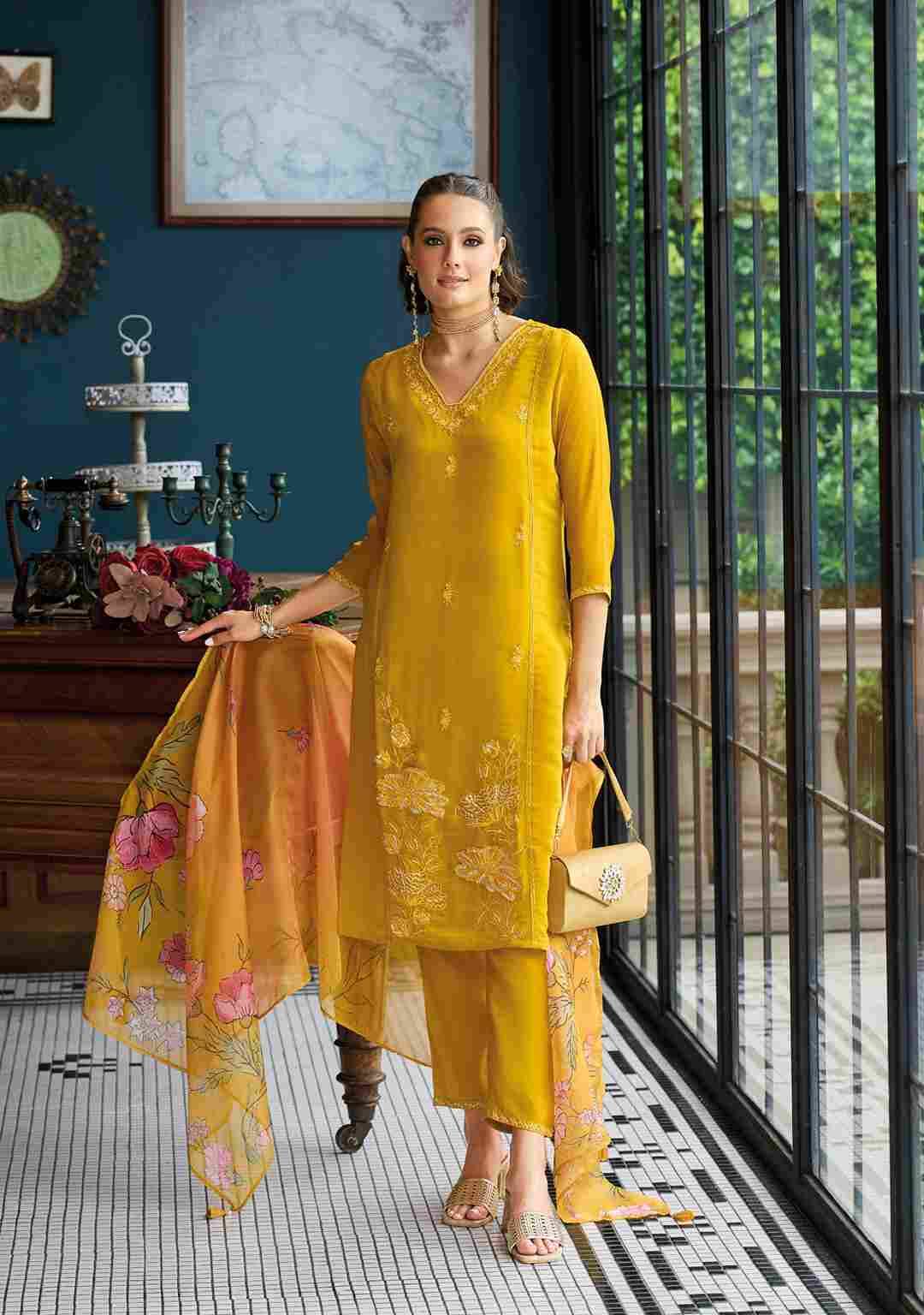 Saiyaara By Lady Leela 31171 To 31174 Series Beautiful Festive Suits Colorful Stylish Fancy Casual Wear & Ethnic Wear Pure Viscose Chanderi With Work Dresses At Wholesale Price
