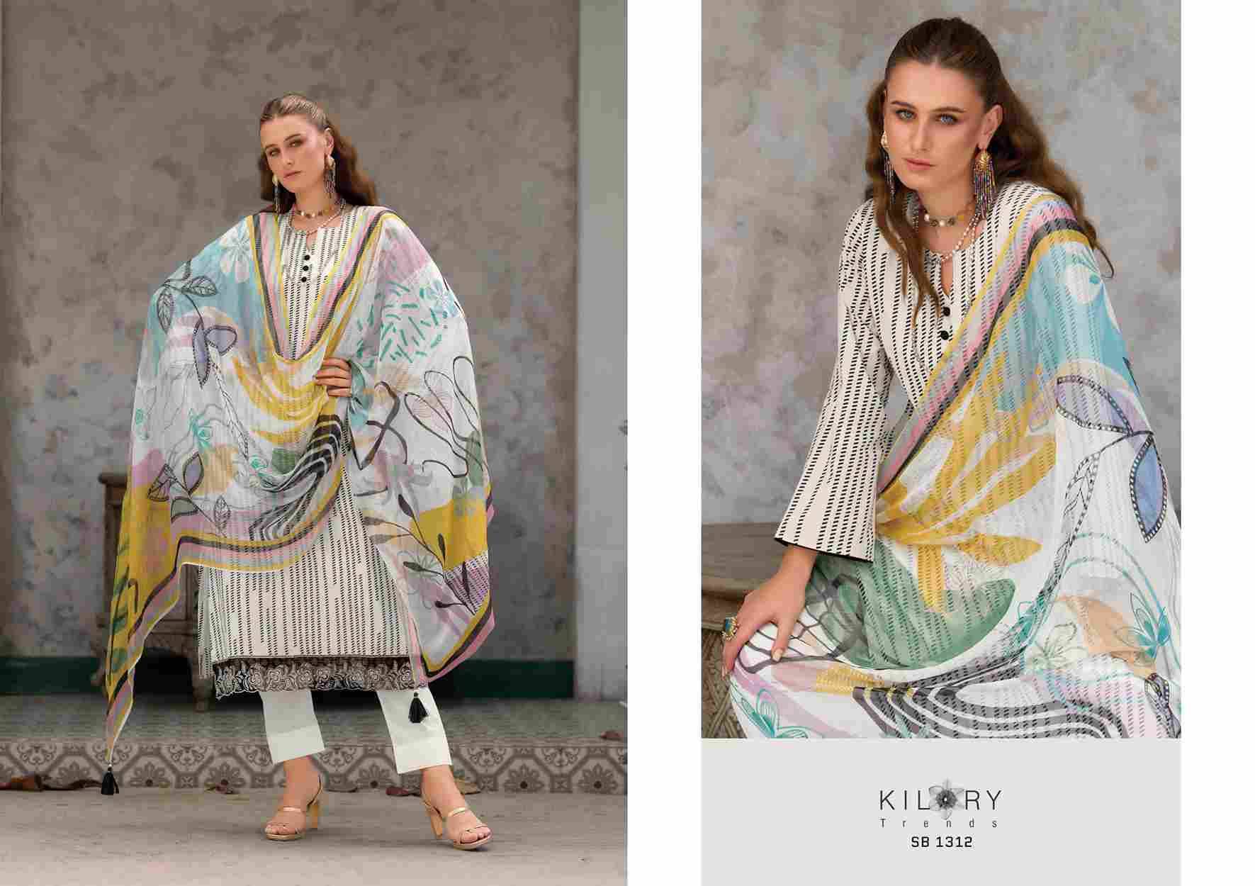 Summer Bonanza By Kilory 1311 To 1316 Series Designer Festive Suits Beautiful Fancy Colorful Stylish Party Wear & Occasional Wear Pure Lawn Cotton Dresses At Wholesale Price