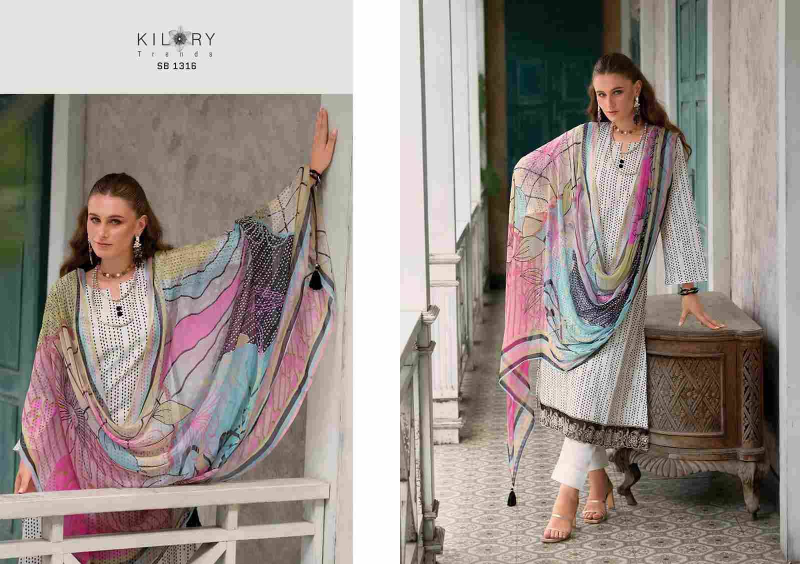 Summer Bonanza By Kilory 1311 To 1316 Series Designer Festive Suits Beautiful Fancy Colorful Stylish Party Wear & Occasional Wear Pure Lawn Cotton Dresses At Wholesale Price