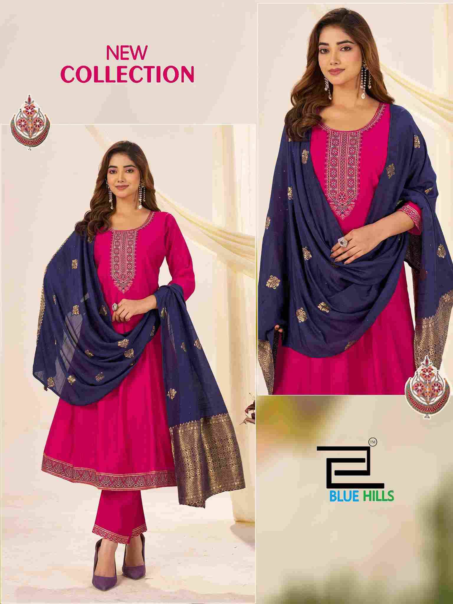 Taj Mahal Vol-10 By Blue Hills 10101 To 10106 Series Beautiful Stylish Festive Suits Fancy Colorful Casual Wear & Ethnic Wear & Ready To Wear Roman Silk Dresses At Wholesale Price