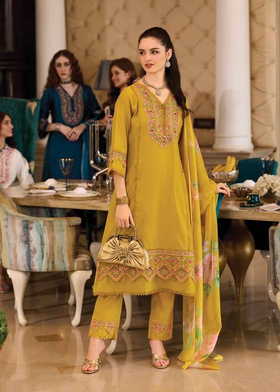Amora By PRM Trendz 5107 To 5112 Series Beautiful Pakistani Suits Colorful Stylish Fancy Casual Wear & Ethnic Wear Roman Silk Dresses At Wholesale Price