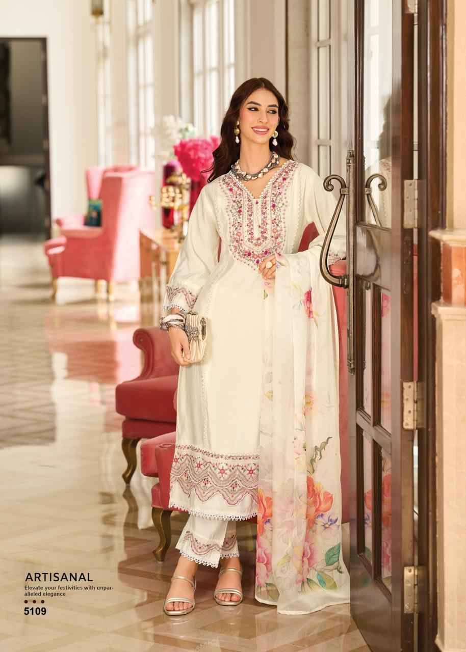 Amora By PRM Trendz 5107 To 5112 Series Beautiful Pakistani Suits Colorful Stylish Fancy Casual Wear & Ethnic Wear Roman Silk Dresses At Wholesale Price
