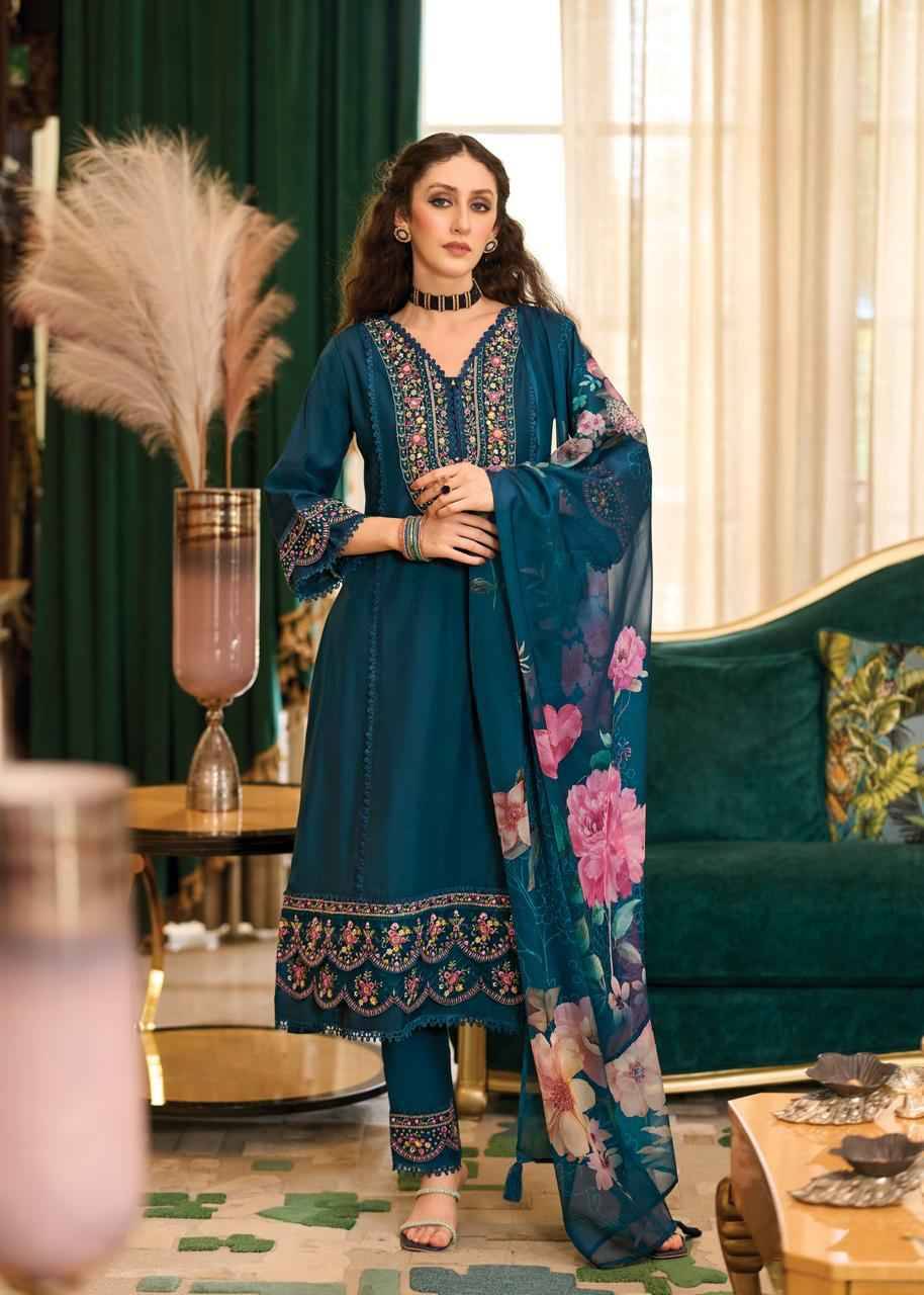 Amora By PRM Trendz 5107 To 5112 Series Beautiful Pakistani Suits Colorful Stylish Fancy Casual Wear & Ethnic Wear Roman Silk Dresses At Wholesale Price