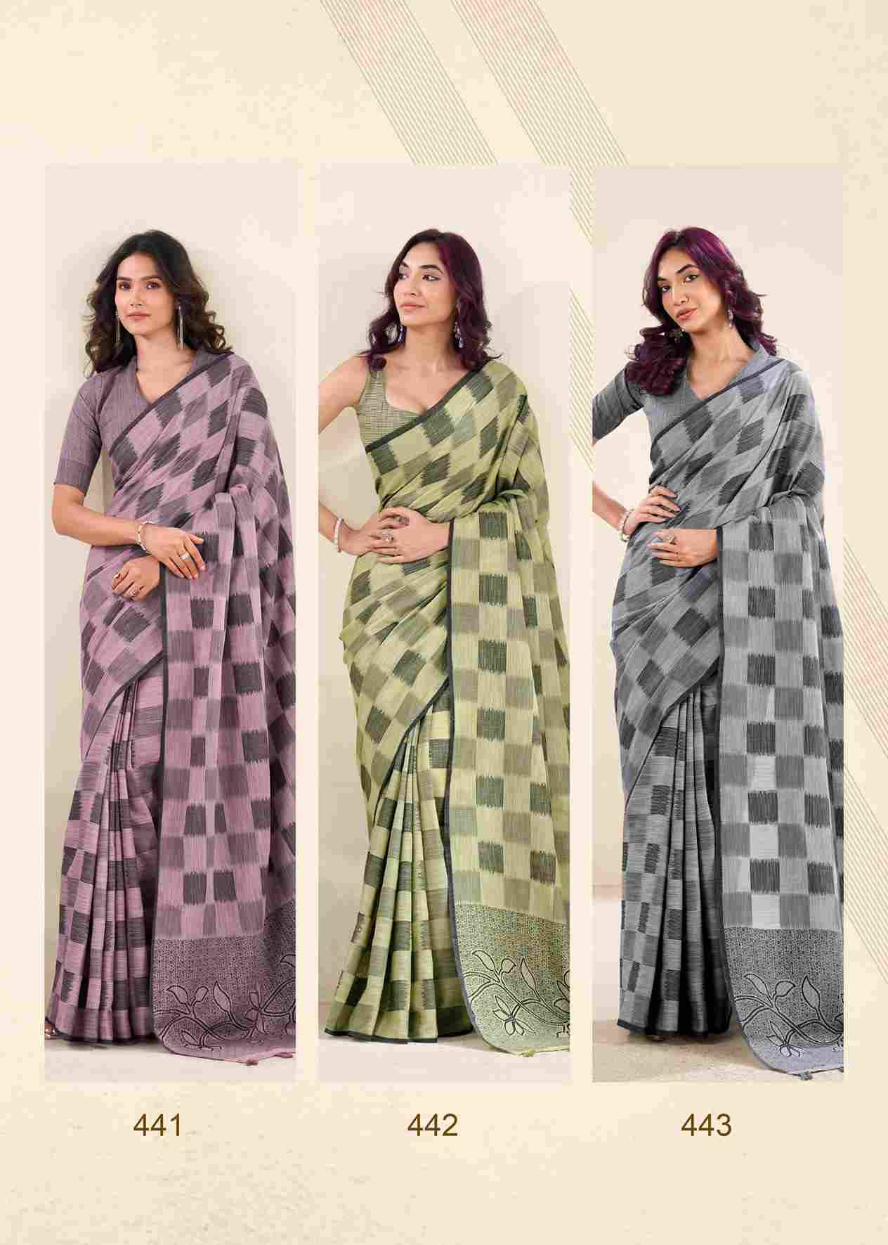 Redium Silk By Rajpath 438 To 443 Series Indian Traditional Wear Collection Beautiful Stylish Fancy Colorful Party Wear & Occasional Wear Linen Silk Sarees At Wholesale Price