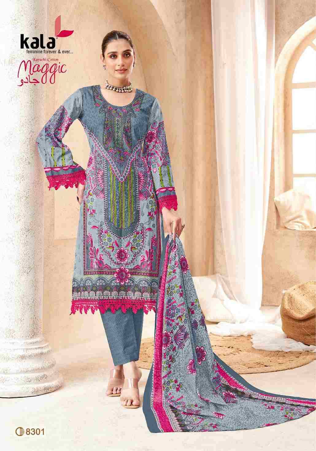 Maggic Vol-23 By Kala 8301 To 8312 Series Beautiful Festive Suits Colorful Stylish Fancy Casual Wear & Ethnic Wear Pure Cotton Print Dresses At Wholesale Price