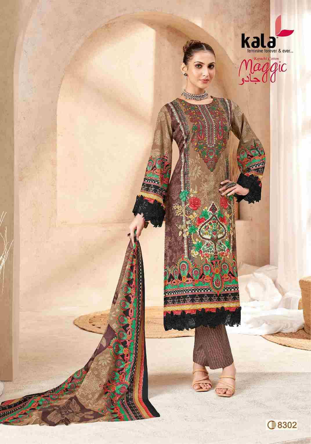Maggic Vol-23 By Kala 8301 To 8312 Series Beautiful Festive Suits Colorful Stylish Fancy Casual Wear & Ethnic Wear Pure Cotton Print Dresses At Wholesale Price