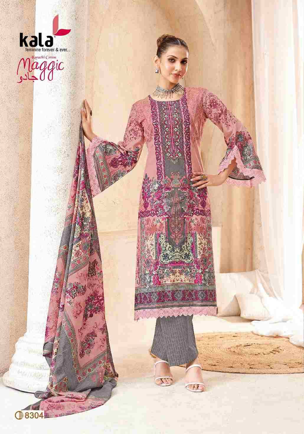 Maggic Vol-23 By Kala 8301 To 8312 Series Beautiful Festive Suits Colorful Stylish Fancy Casual Wear & Ethnic Wear Pure Cotton Print Dresses At Wholesale Price