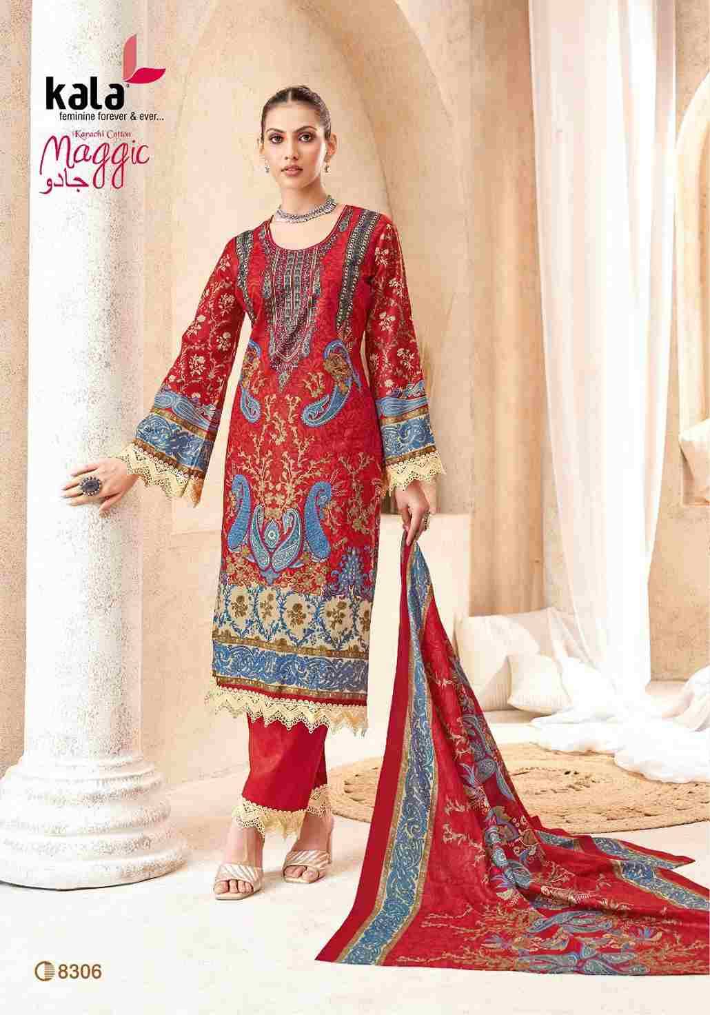 Maggic Vol-23 By Kala 8301 To 8312 Series Beautiful Festive Suits Colorful Stylish Fancy Casual Wear & Ethnic Wear Pure Cotton Print Dresses At Wholesale Price