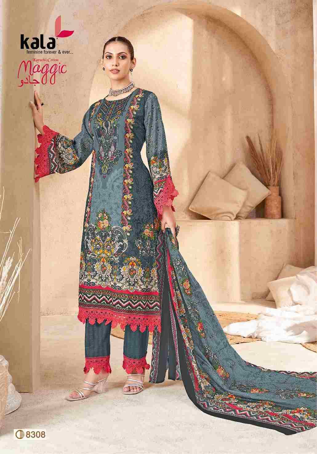 Maggic Vol-23 By Kala 8301 To 8312 Series Beautiful Festive Suits Colorful Stylish Fancy Casual Wear & Ethnic Wear Pure Cotton Print Dresses At Wholesale Price
