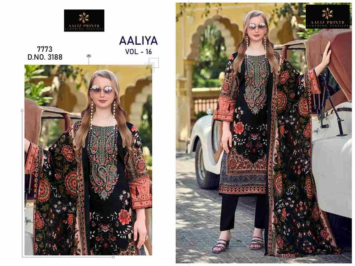 Aaliya Vol-16 By Aaliz Prints 3186 To 3189 Series Beautiful Festive Suits Stylish Fancy Colorful Casual Wear & Ethnic Wear Cotton Digital Print Dresses At Wholesale Price