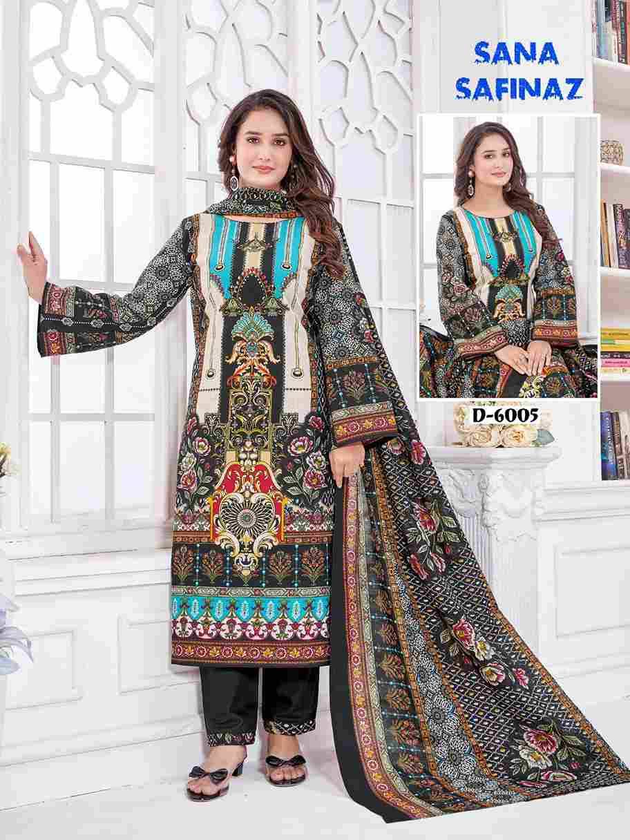 Sana Safinaz Vol-6 By Ganesha 6003 To 6010 Series Beautiful Festive Suits Stylish Fancy Colorful Party Wear & Occasional Wear Pure Cotton Dresses At Wholesale Price