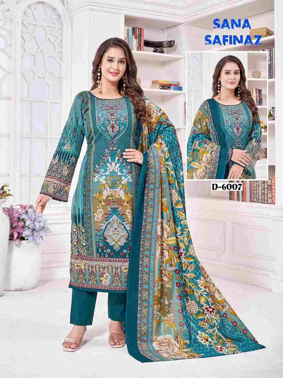Sana Safinaz Vol-6 By Ganesha 6003 To 6010 Series Beautiful Festive Suits Stylish Fancy Colorful Party Wear & Occasional Wear Pure Cotton Dresses At Wholesale Price
