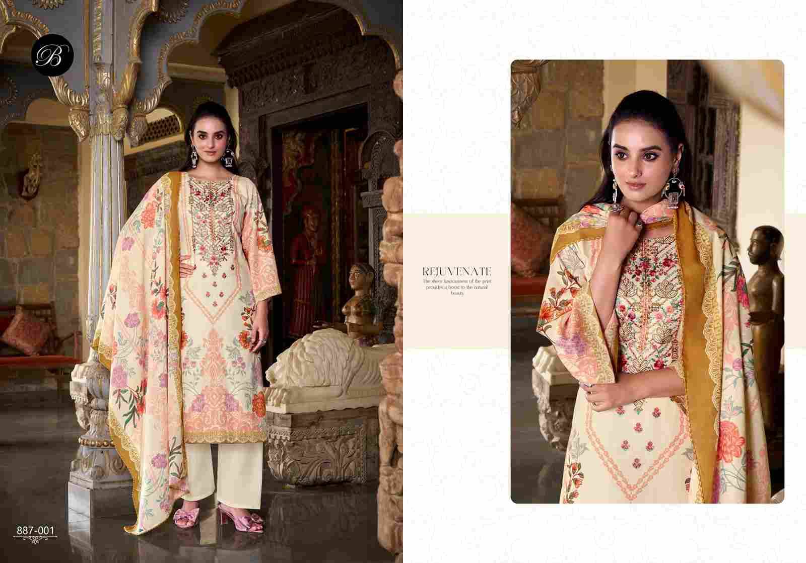 Saiyaara By Belliza 887-001 To 887-008 Series Beautiful Festive Suits Stylish Fancy Colorful Casual Wear & Ethnic Wear Pure Cotton Dresses At Wholesale Price
