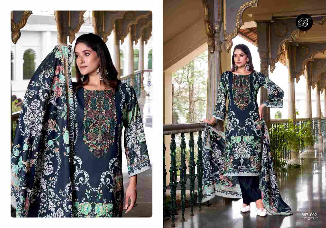 Saiyaara By Belliza 887-001 To 887-008 Series Beautiful Festive Suits Stylish Fancy Colorful Casual Wear & Ethnic Wear Pure Cotton Dresses At Wholesale Price