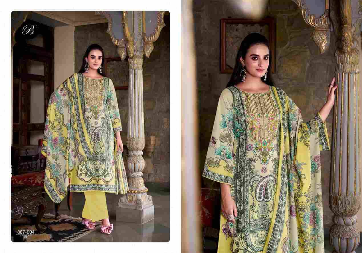 Saiyaara By Belliza 887-001 To 887-008 Series Beautiful Festive Suits Stylish Fancy Colorful Casual Wear & Ethnic Wear Pure Cotton Dresses At Wholesale Price