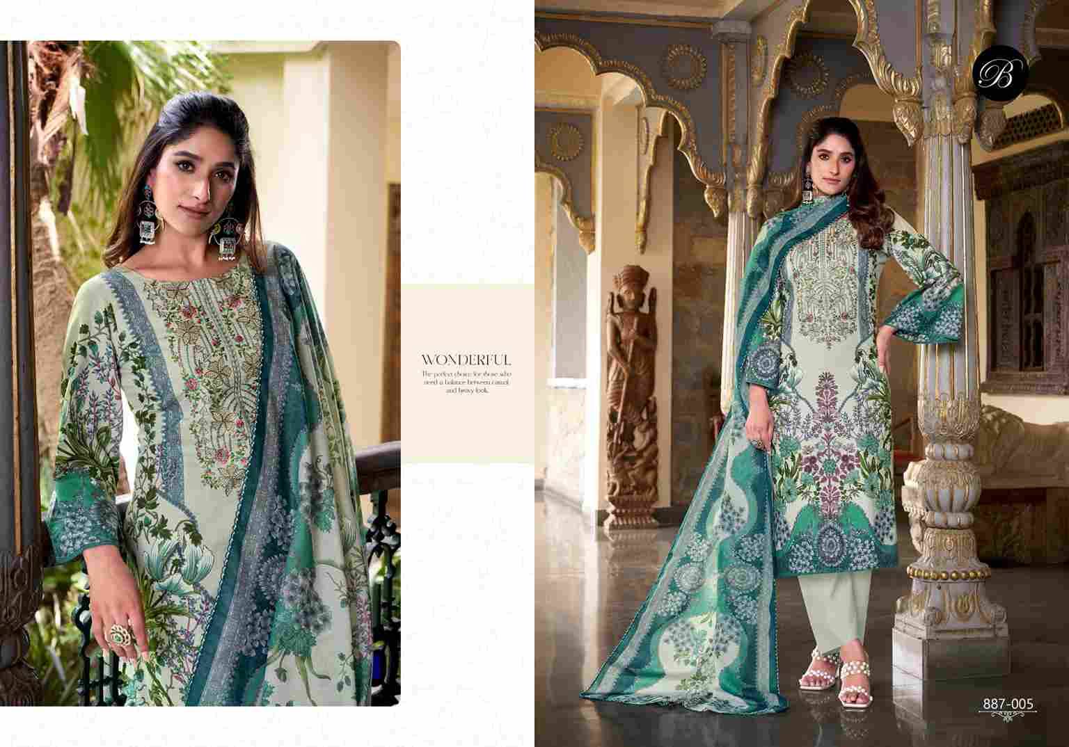 Saiyaara By Belliza 887-001 To 887-008 Series Beautiful Festive Suits Stylish Fancy Colorful Casual Wear & Ethnic Wear Pure Cotton Dresses At Wholesale Price