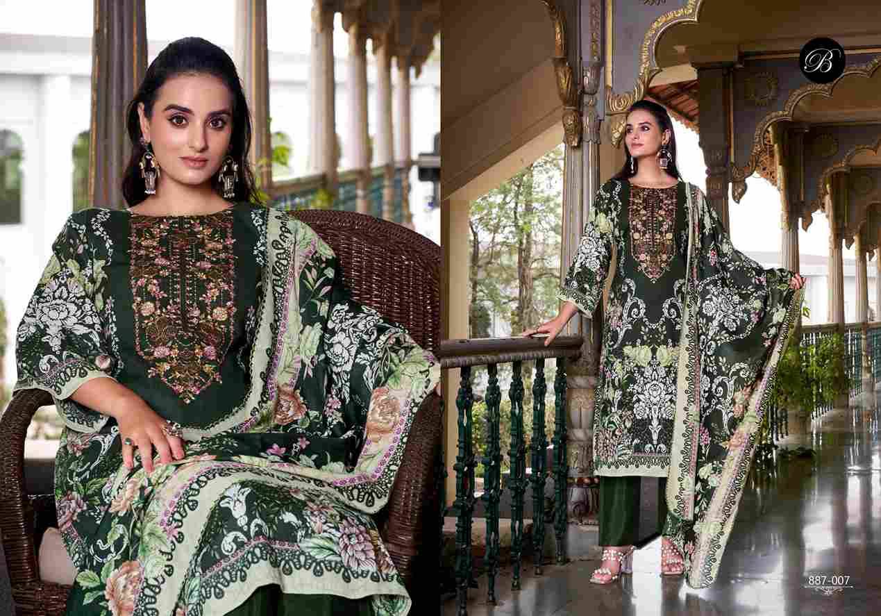 Saiyaara By Belliza 887-001 To 887-008 Series Beautiful Festive Suits Stylish Fancy Colorful Casual Wear & Ethnic Wear Pure Cotton Dresses At Wholesale Price