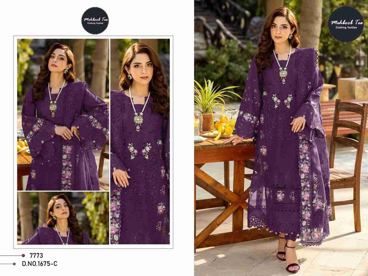 Mehboob Tex Hit Design 1675 Colours By Mehboob Tex Beautiful Pakistani Suits Stylish Fancy Colorful Party Wear & Occasional Wear Pure Cotton Dresses At Wholesale Price