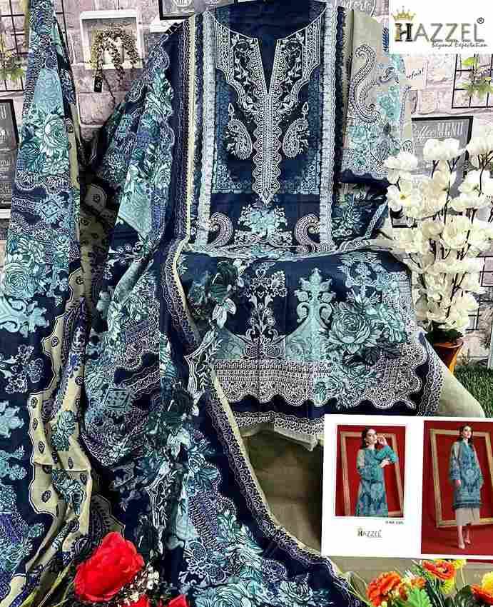 Hazzel Hit Design 0325 By Hazzel Beautiful Pakistani Suits Stylish Fancy Colorful Party Wear & Occasional Wear Pure Cotton Embroidery Dresses At Wholesale Price