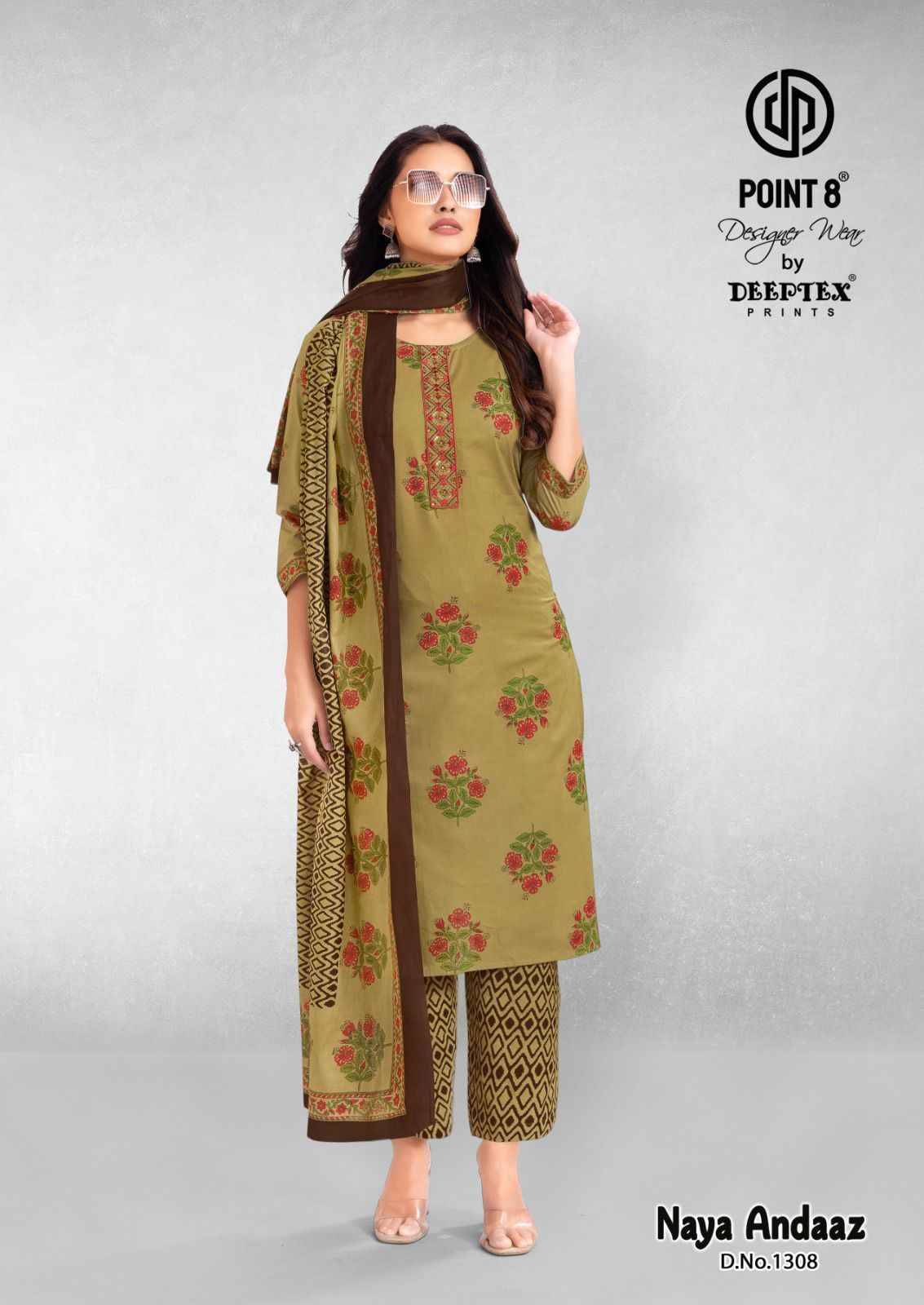 Naya Andaaz Vol-13 By Deeptex Prints 1301 To 1310 Series Beautiful Festive Suits Stylish Fancy Colorful Casual Wear & Ethnic Wear Pure Cotton Print Dresses At Wholesale Price