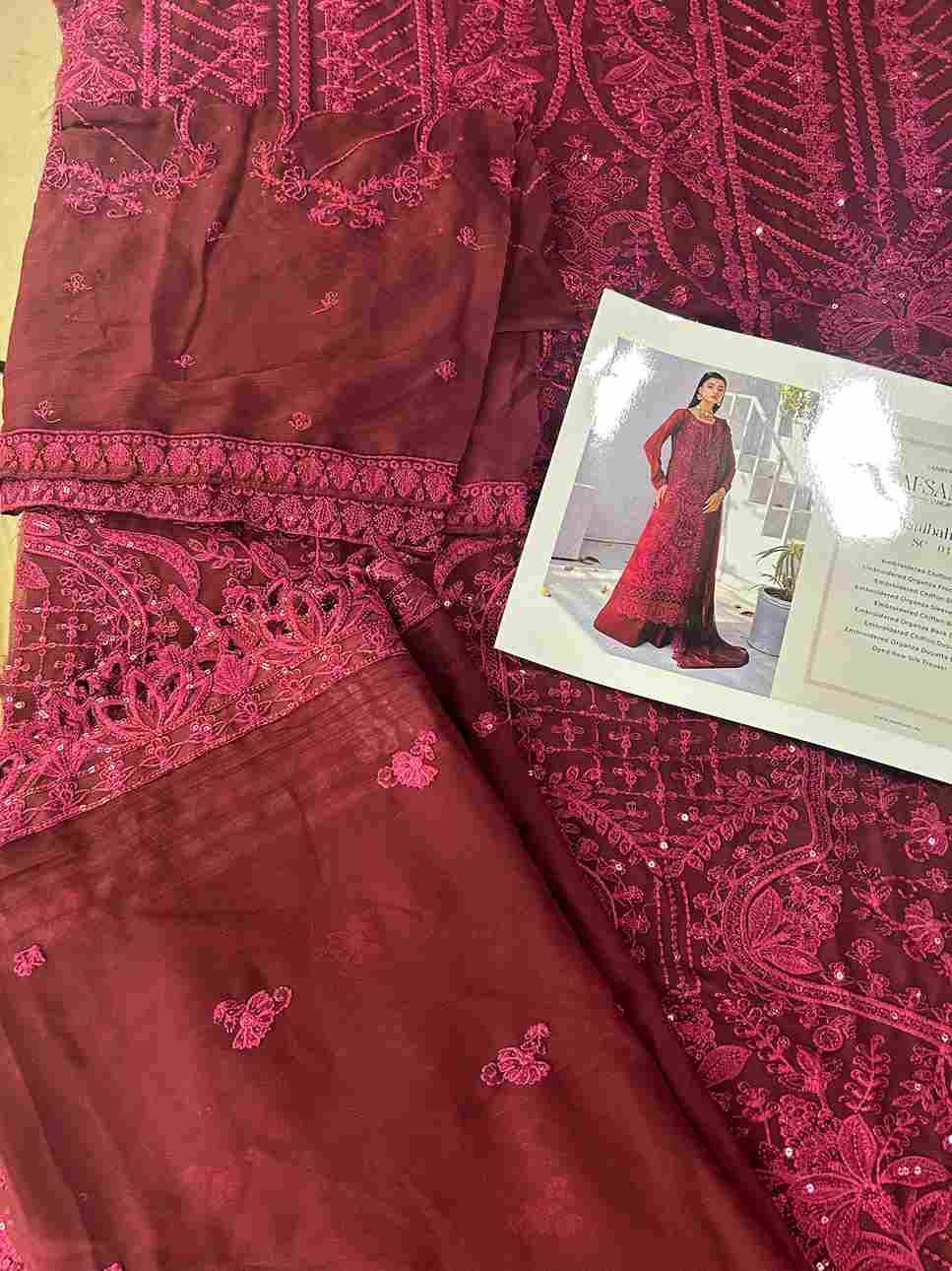 Original Pakistani Afsaneh By Fashid Wholesale 101 To 108 Series Beautiful Pakistani Suits Colorful Stylish Fancy Casual Wear & Ethnic Wear Chiffon Dresses At Wholesale Price