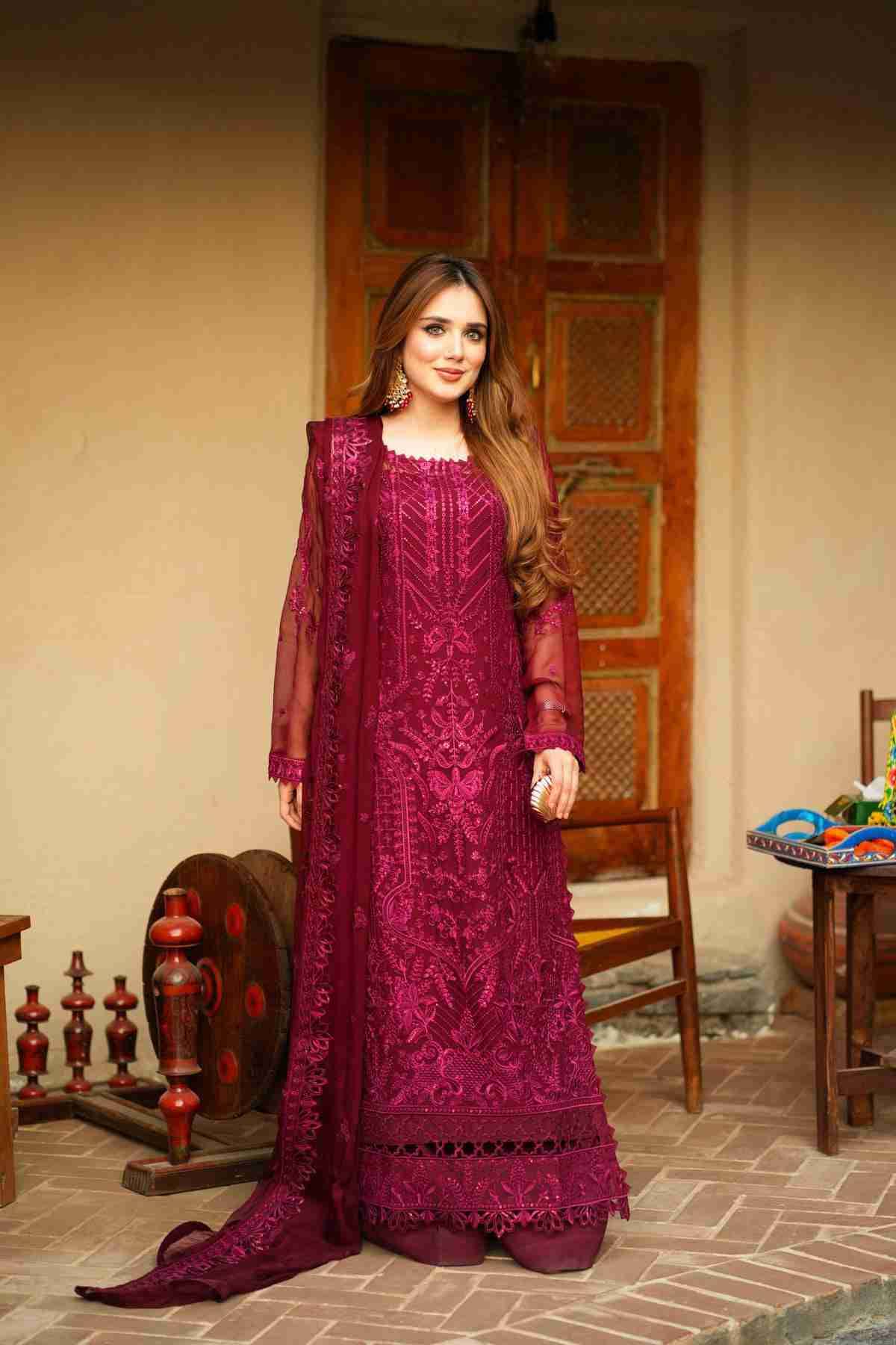 Original Pakistani Afsaneh By Fashid Wholesale 101 To 108 Series Beautiful Pakistani Suits Colorful Stylish Fancy Casual Wear & Ethnic Wear Chiffon Dresses At Wholesale Price