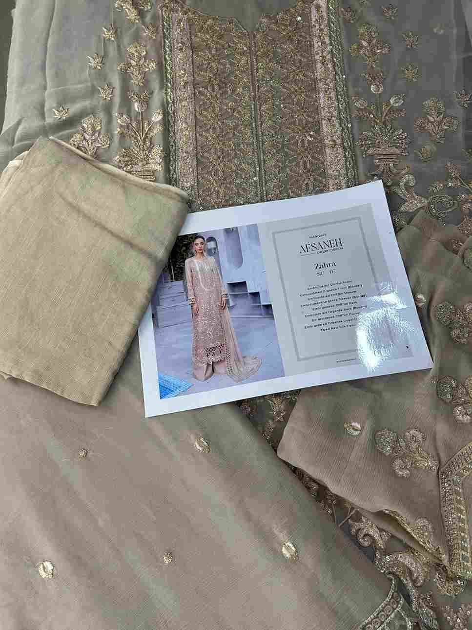 Original Pakistani Afsaneh By Fashid Wholesale 101 To 108 Series Beautiful Pakistani Suits Colorful Stylish Fancy Casual Wear & Ethnic Wear Chiffon Dresses At Wholesale Price