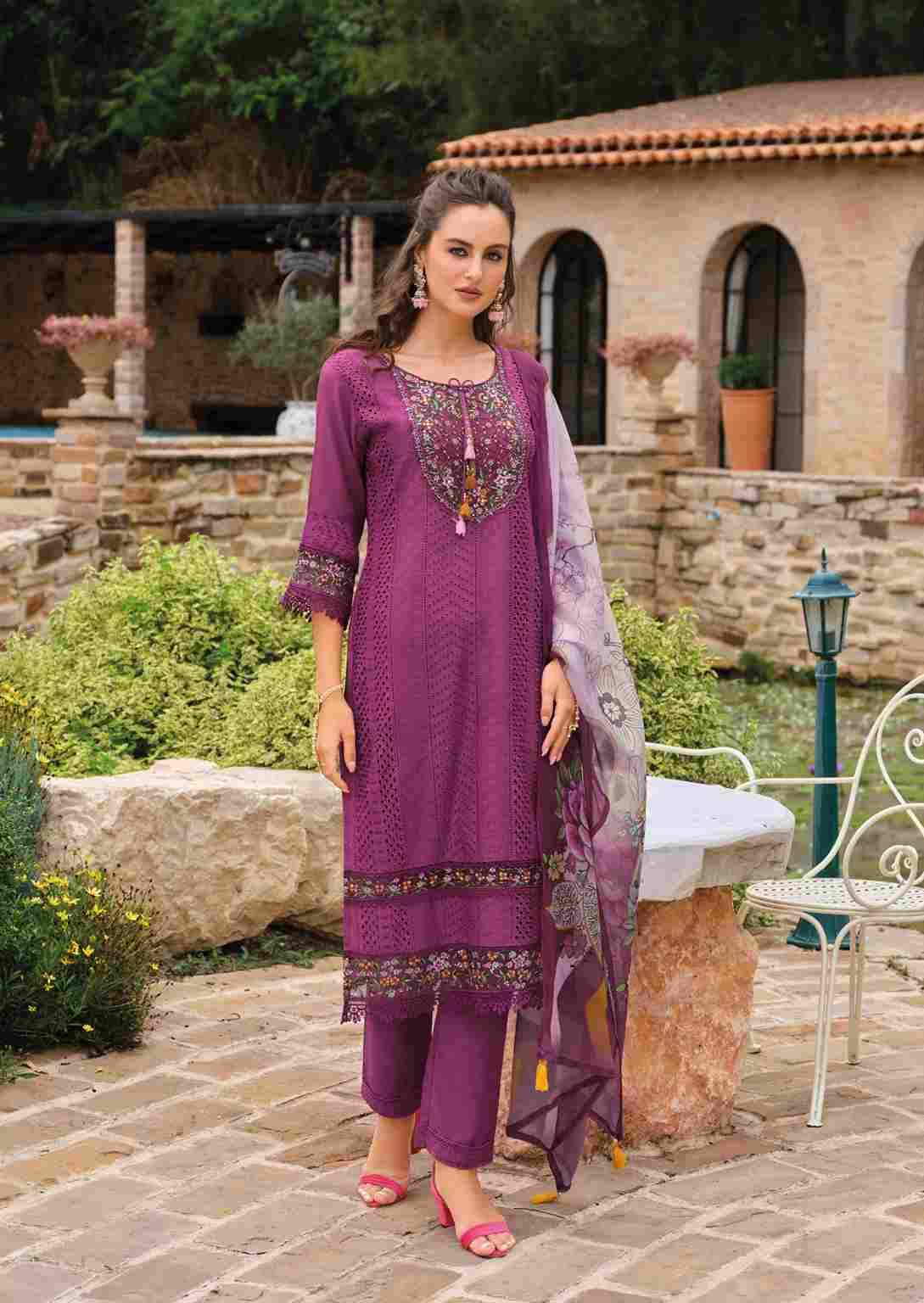 Izhaar By Lady Leela 31131 To 31136 Series Beautiful Festive Suits Colorful Stylish Fancy Casual Wear & Ethnic Wear Pure Muslin With Work Dresses At Wholesale Price