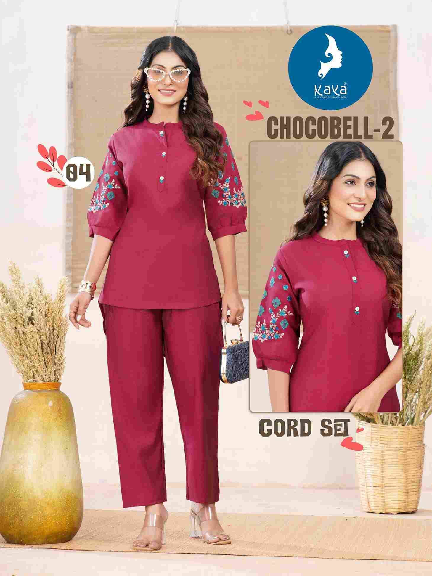 Chocobell Vol-2 By Kaya 01 To 06 Series Designer Stylish Fancy Colorful Beautiful Casual Wear & Ethnic Wear Vertican Co-Ord At Wholesale Price
