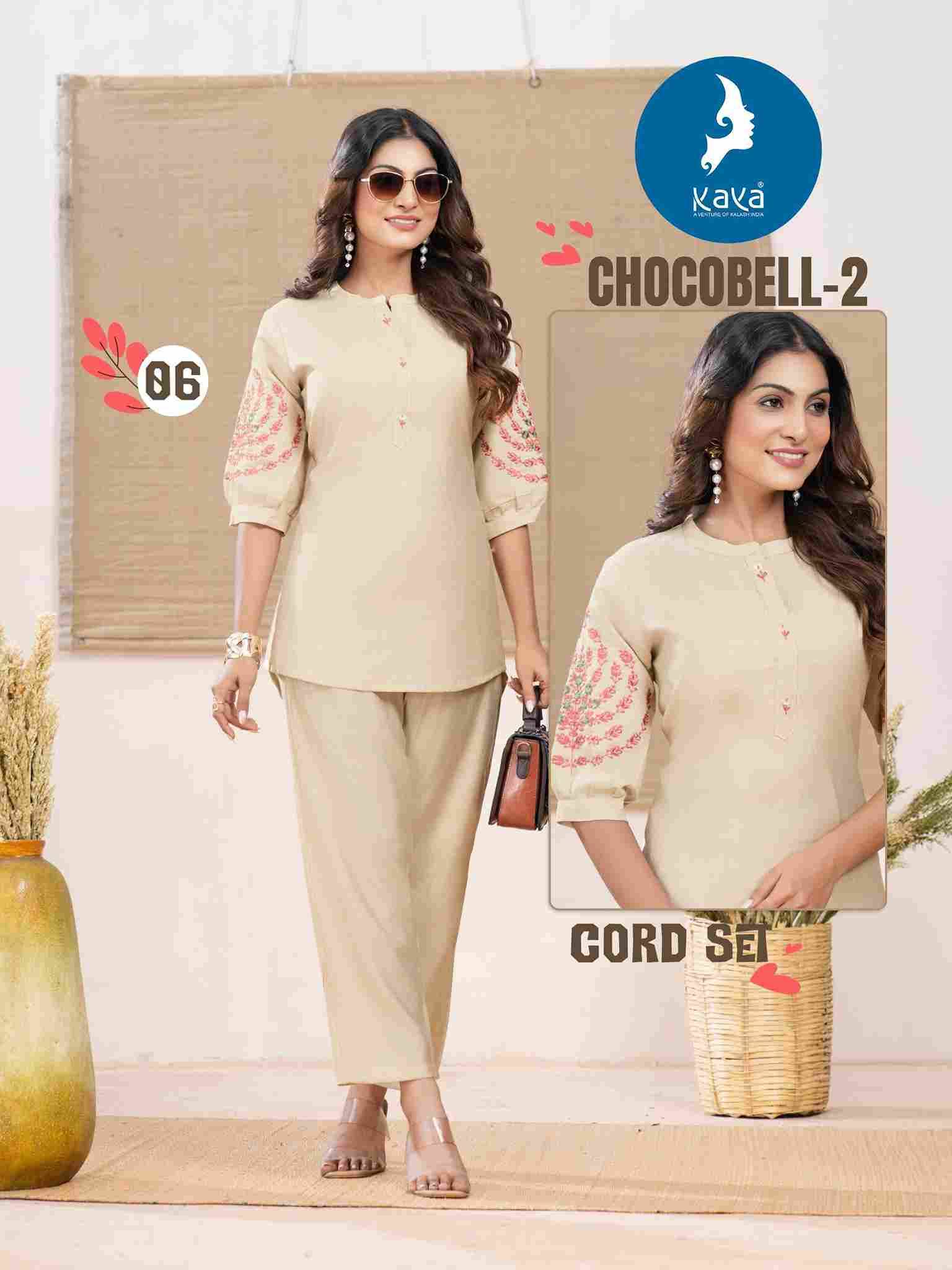 Chocobell Vol-2 By Kaya 01 To 06 Series Designer Stylish Fancy Colorful Beautiful Casual Wear & Ethnic Wear Vertican Co-Ord At Wholesale Price