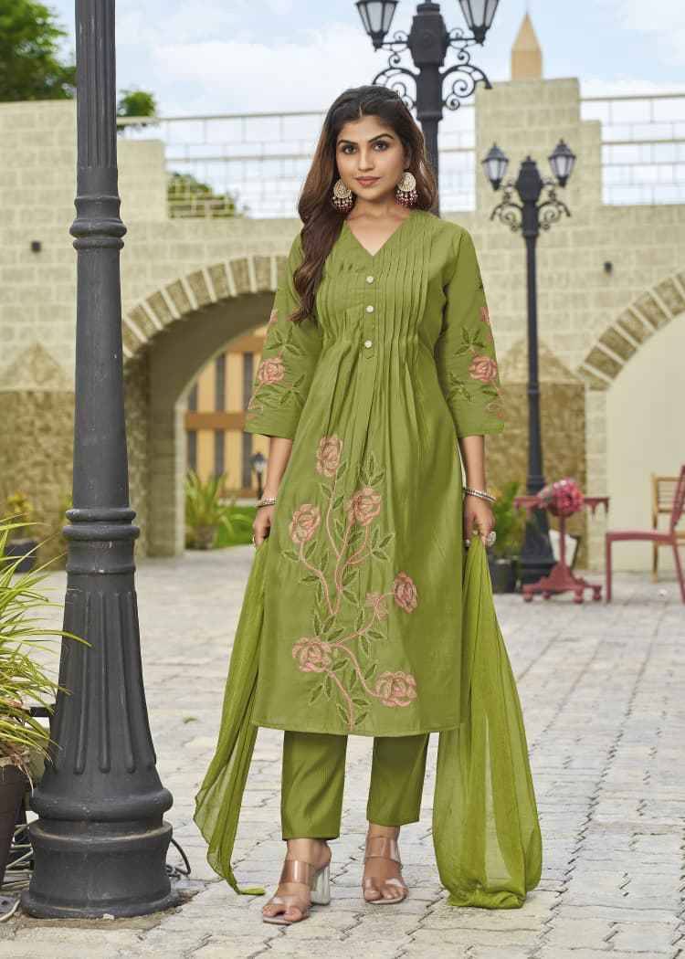 Festive Stories Vol-5 By Ossm 1001 To 1006 Series Beautiful Festive Suits Stylish Fancy Colorful Casual Wear & Ethnic Wear Viscose Silk With Work Dresses At Wholesale Price