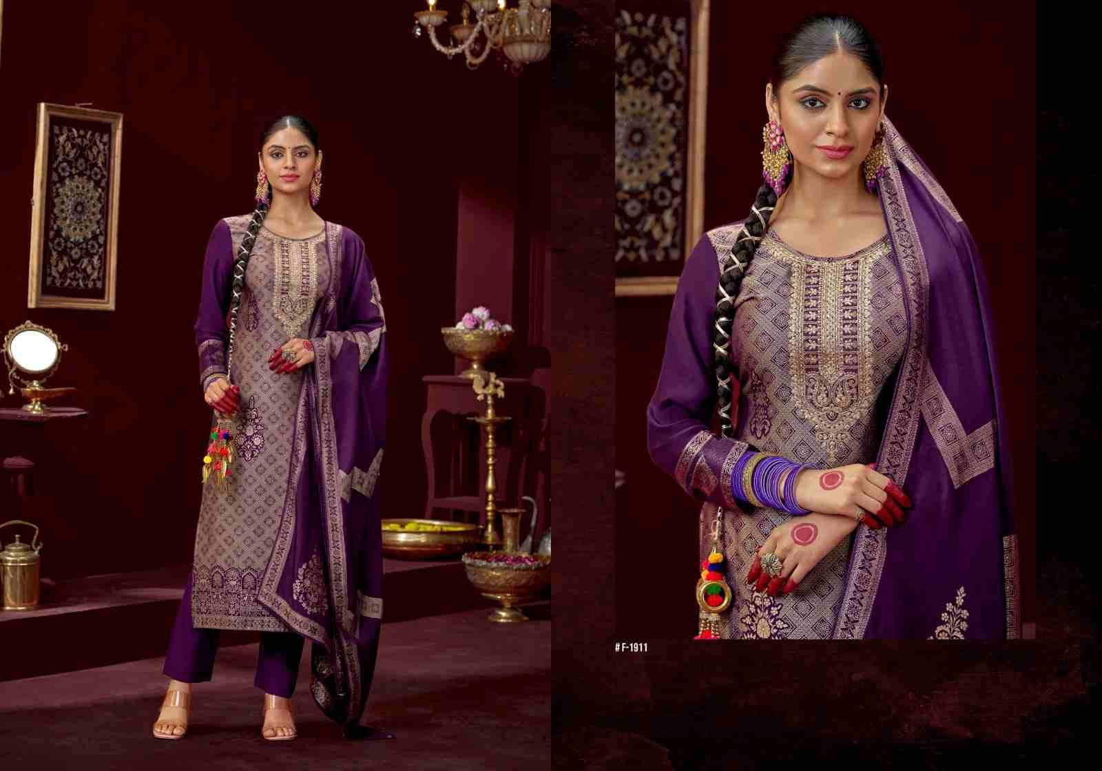 Mruga Vol-2 By Four Dots 1911 To 1914 Series Designer Stylish Fancy Colorful Beautiful Party Wear & Ethnic Wear Collection Muslin Jacquard Dresses At Wholesale Price