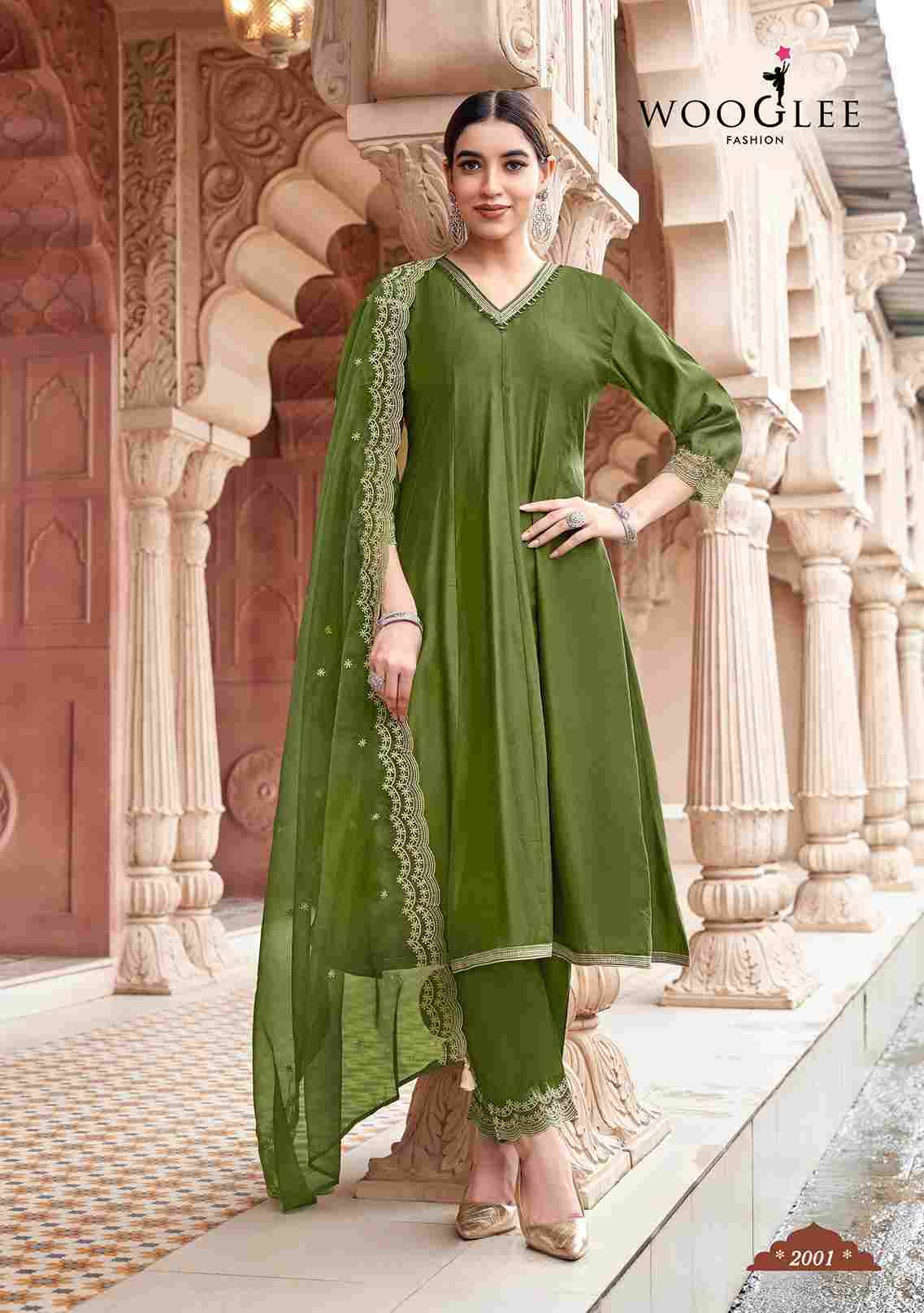 Mirza By Wooglee 2001 To 2004 Series Designer Festive Suits Beautiful Fancy Stylish Colorful Party Wear & Occasional Wear Viscose Dresses At Wholesale Price