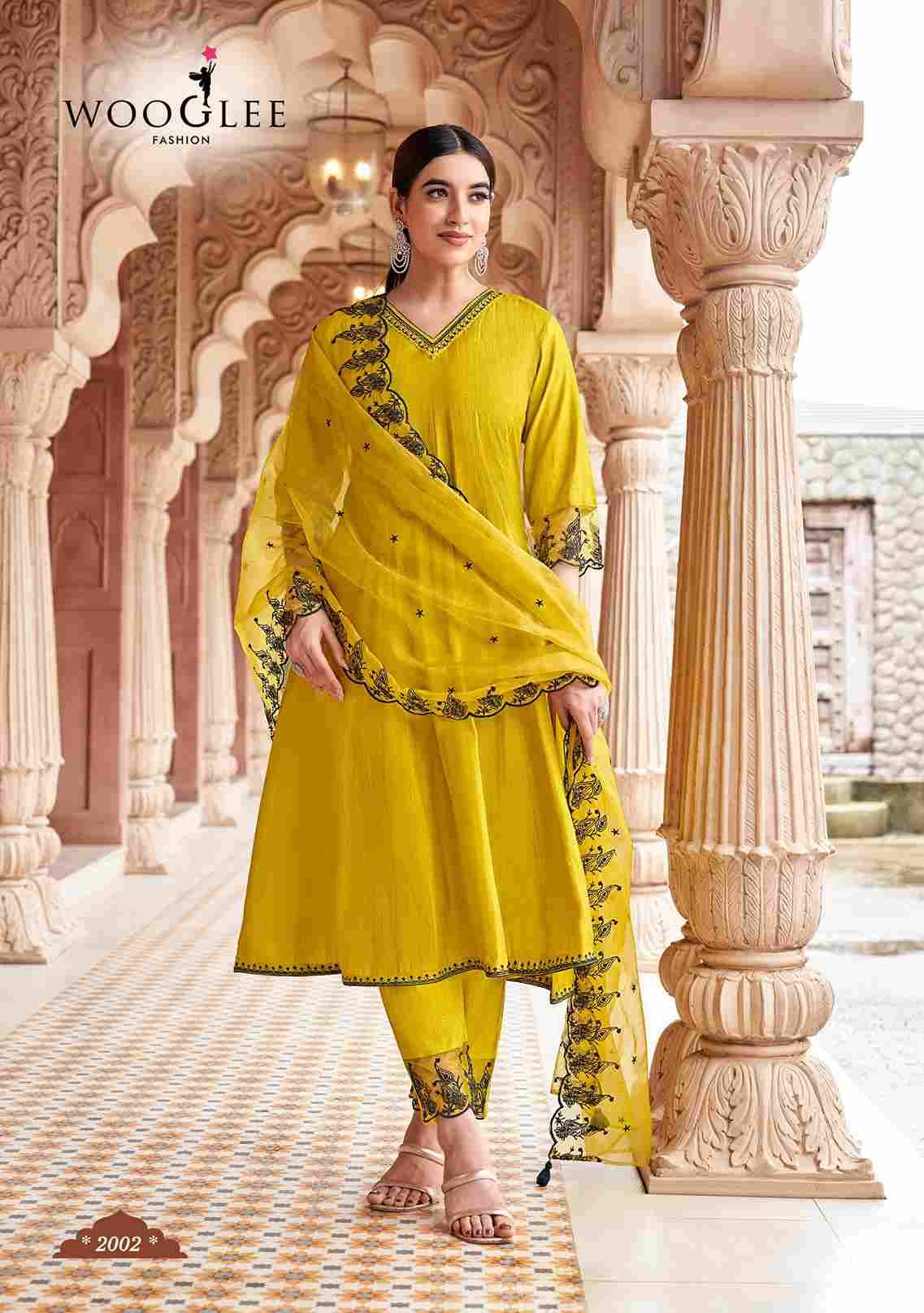 Mirza By Wooglee 2001 To 2004 Series Designer Festive Suits Beautiful Fancy Stylish Colorful Party Wear & Occasional Wear Viscose Dresses At Wholesale Price