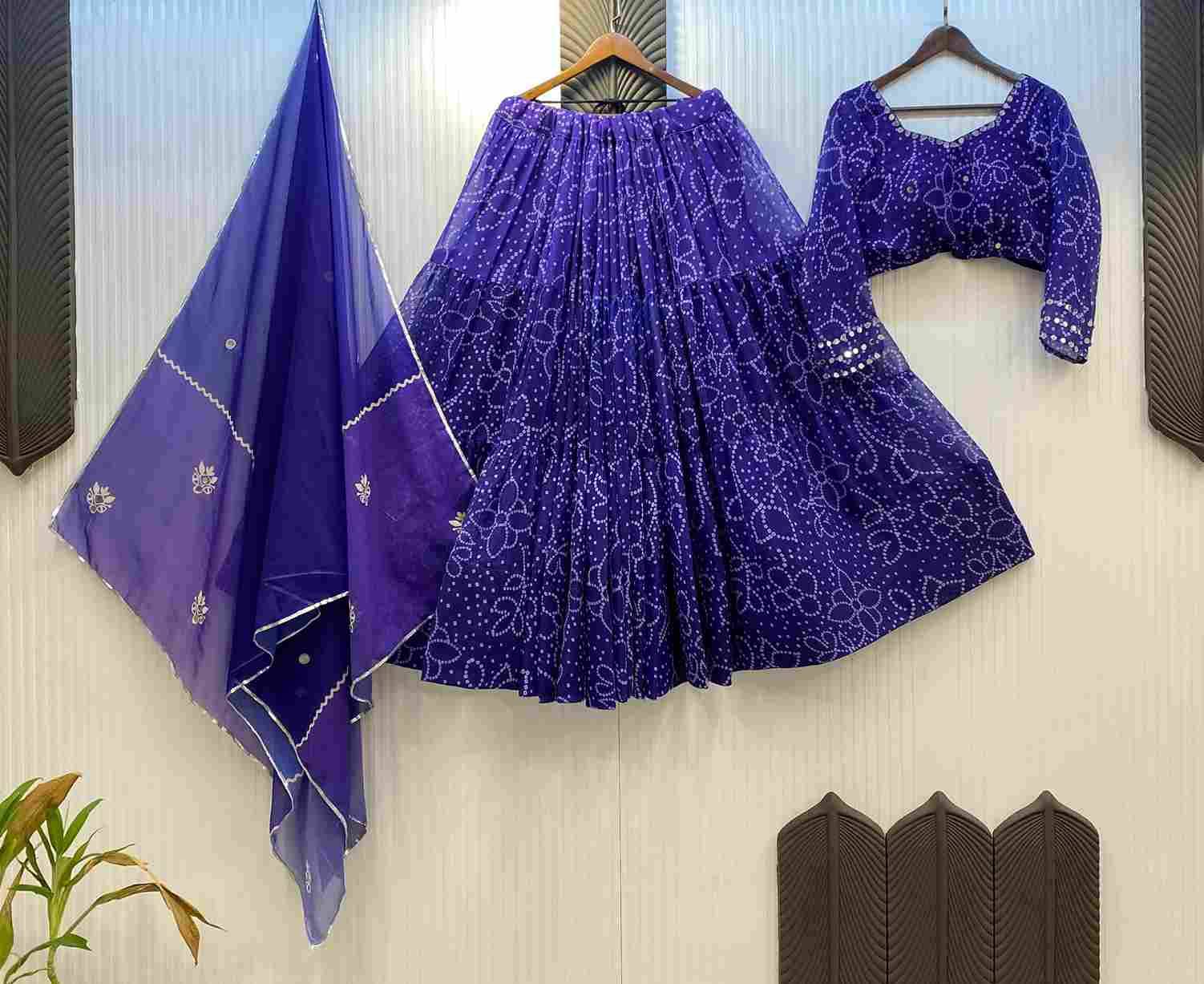 Le-647 By Fashid Wholesale 01 To 03 Series Navratri Wear Collection Beautiful Stylish Colorful Fancy Party Wear & Occasional Wear Georgette Lehengas At Wholesale Price