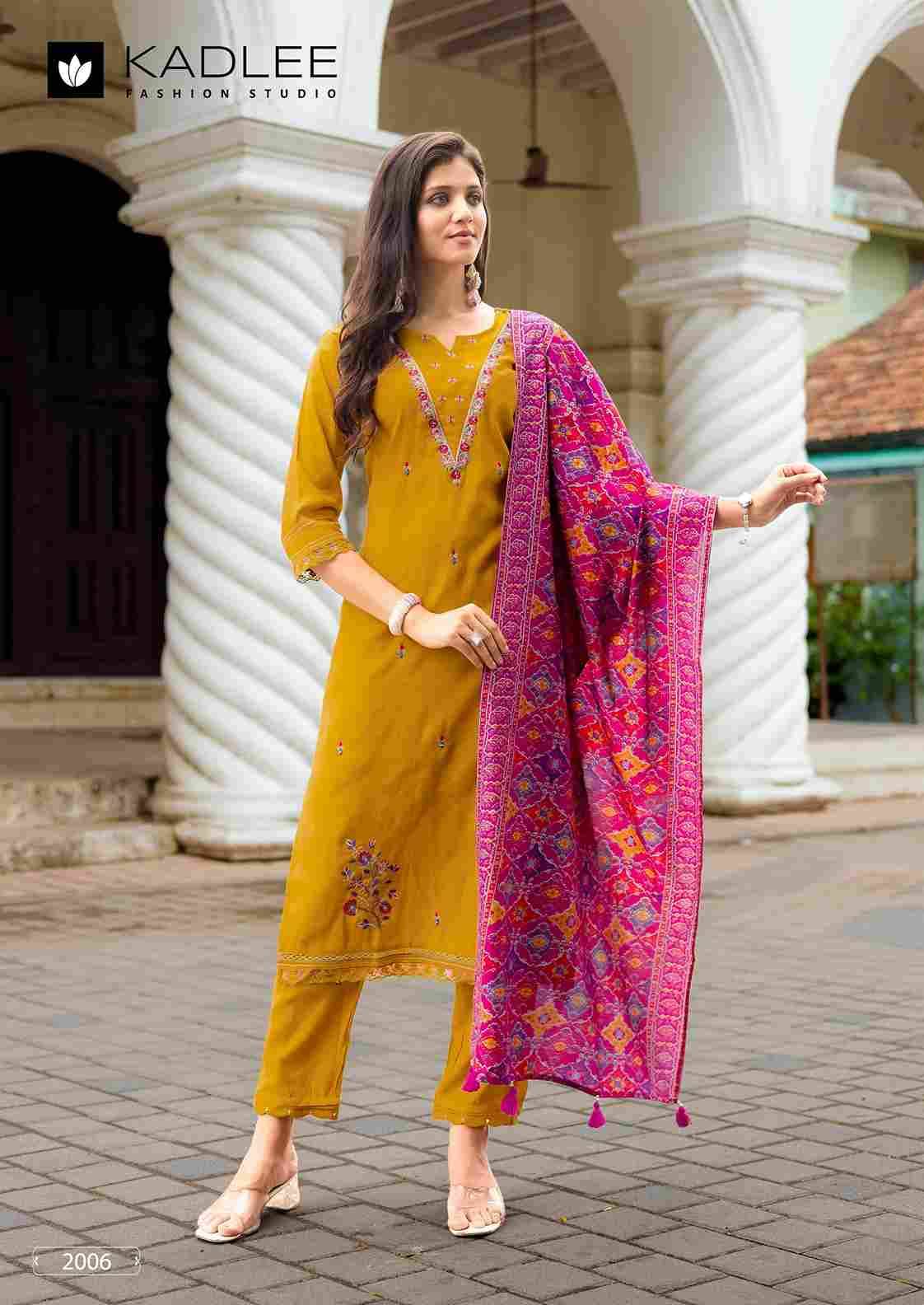 Sahiyar Vol-2 By Kadlee 2005 To 2008 Series Beautiful Festive Suits Colorful Stylish Fancy Casual Wear & Ethnic Wear Heavy Viscose Dresses At Wholesale Price