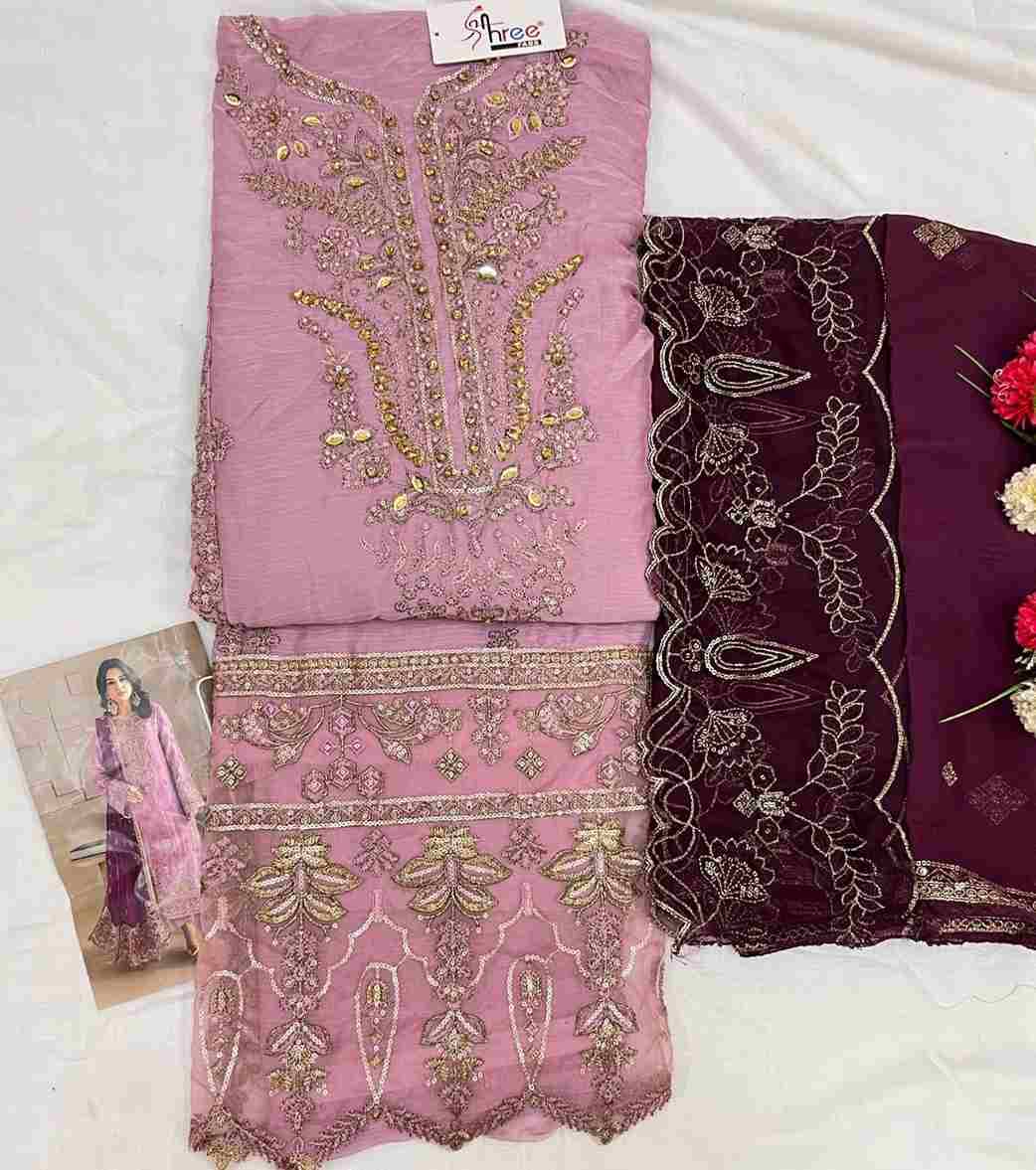 Shree Fabs Hit Design K-5497 Colours By Shree Fabs K-5497-A To K-5497-D Series Designer Pakistani Suits Beautiful Fancy Stylish Colorful Party Wear & Occasional Wear Chiffon Embroidery Dresses At Wholesale Price
