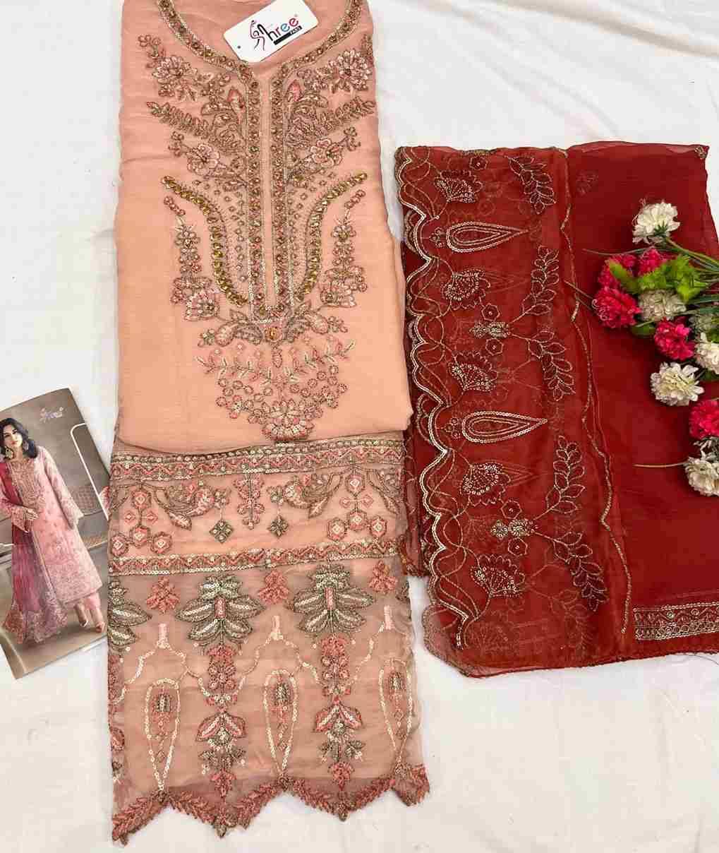 Shree Fabs Hit Design K-5497 Colours By Shree Fabs K-5497-A To K-5497-D Series Designer Pakistani Suits Beautiful Fancy Stylish Colorful Party Wear & Occasional Wear Chiffon Embroidery Dresses At Wholesale Price
