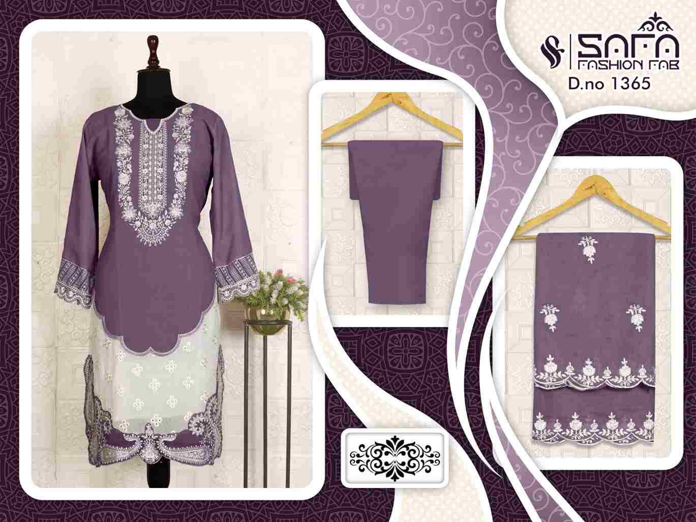 Safa 1365 Colours Vol-2 By Safa Fashion 1365-D To 1365-F Series Designer Stylish Fancy Colorful Beautiful Party Wear & Ethnic Wear Collection Fancy Dresses At Wholesale Price