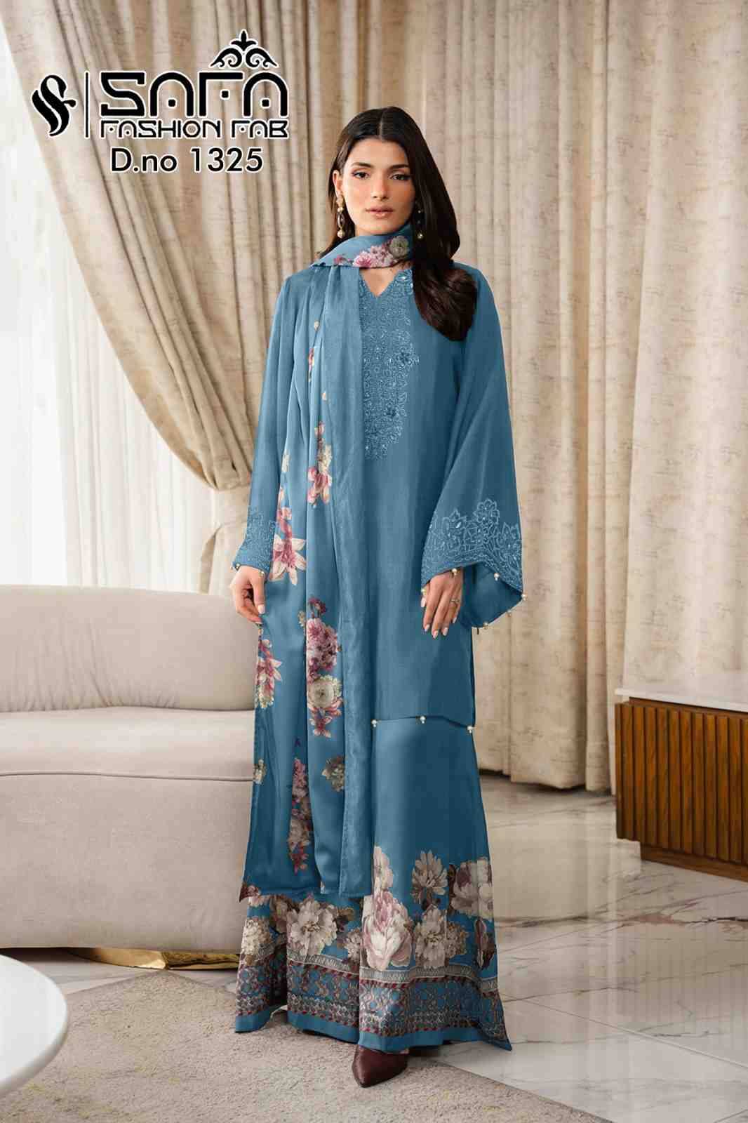Safa 1325 Colours By Safa Fashion 1325-A To 1325-B Series Designer Stylish Fancy Colorful Beautiful Party Wear & Ethnic Wear Collection Heavy Fancy Dresses At Wholesale Price