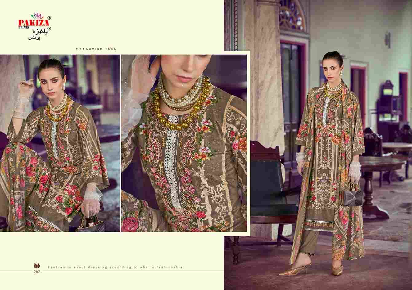 Haniya Hiba Vol-2 By Pakiza Prints 201 To 210 Series Beautiful Festive Suits Stylish Fancy Colorful Party Wear & Occasional Wear Lawn Cotton Dresses At Wholesale Price