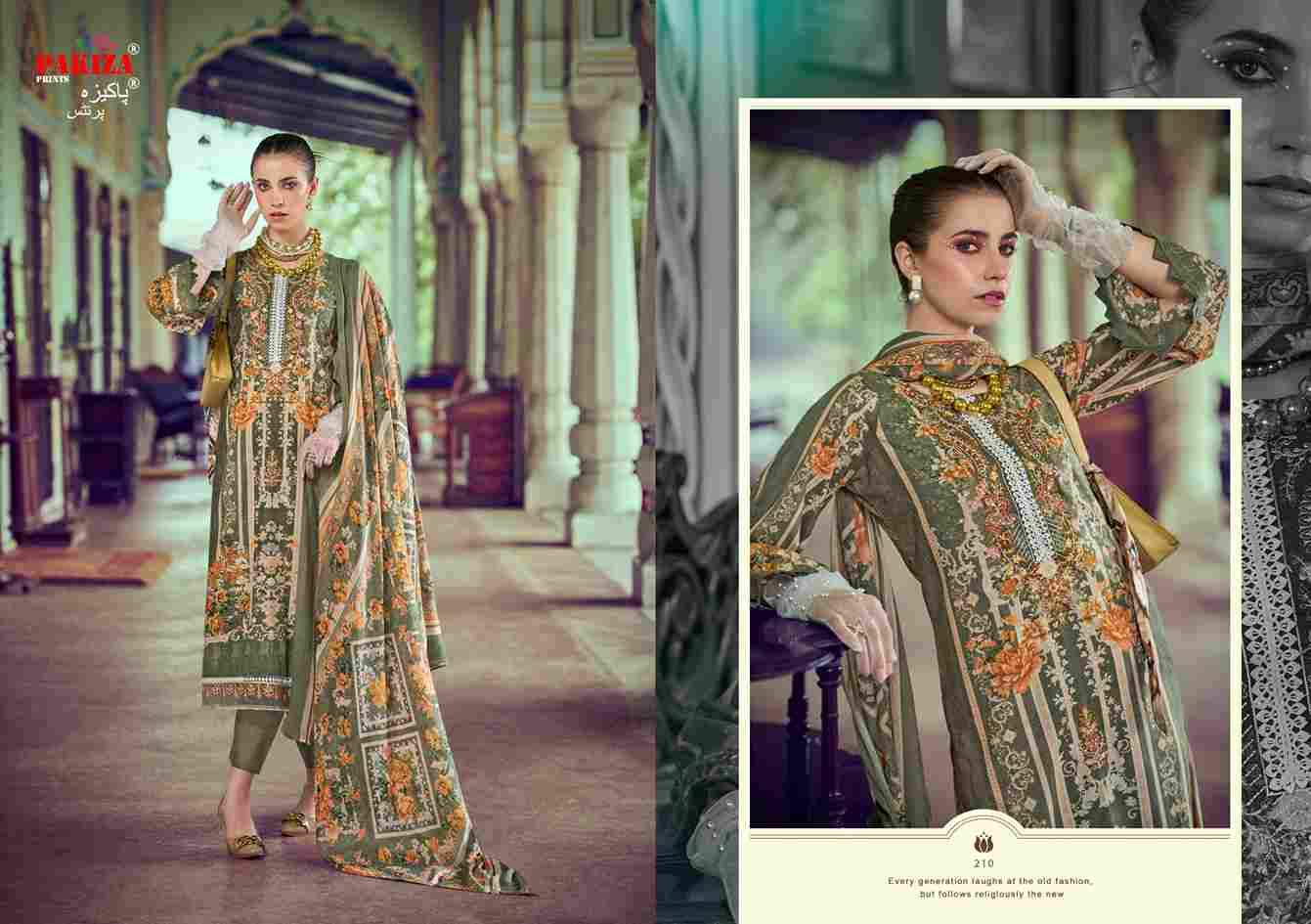 Haniya Hiba Vol-2 By Pakiza Prints 201 To 210 Series Beautiful Festive Suits Stylish Fancy Colorful Party Wear & Occasional Wear Lawn Cotton Dresses At Wholesale Price