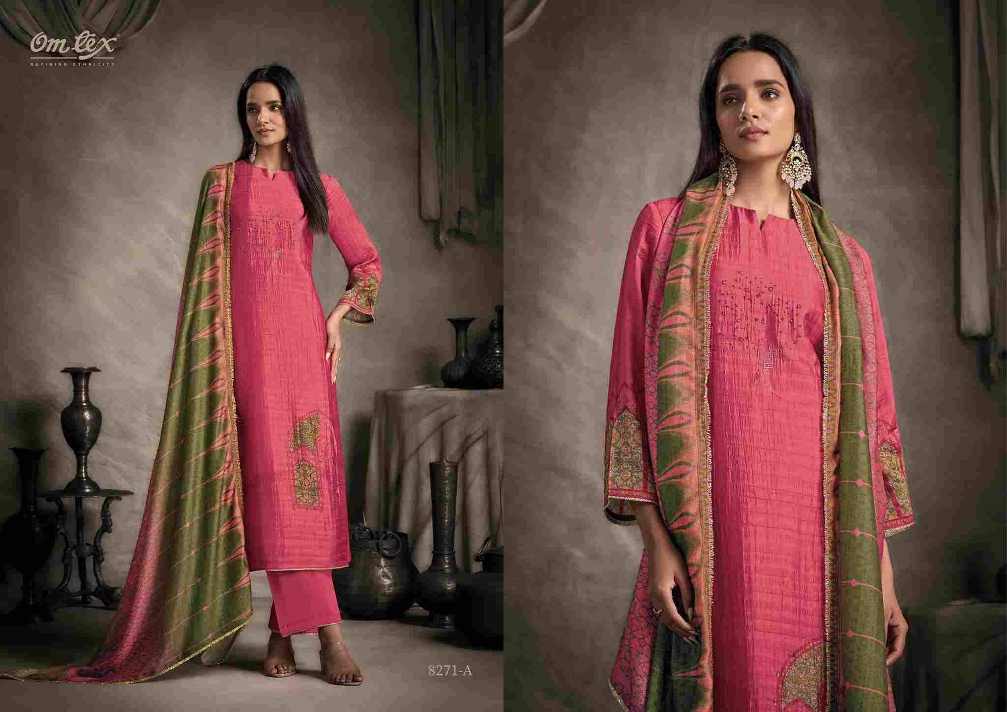 Mithila By Om Tex 8271-A To 8271-D Series Beautiful Festive Suits Colorful Stylish Fancy Casual Wear & Ethnic Wear Silk Dresses At Wholesale Price