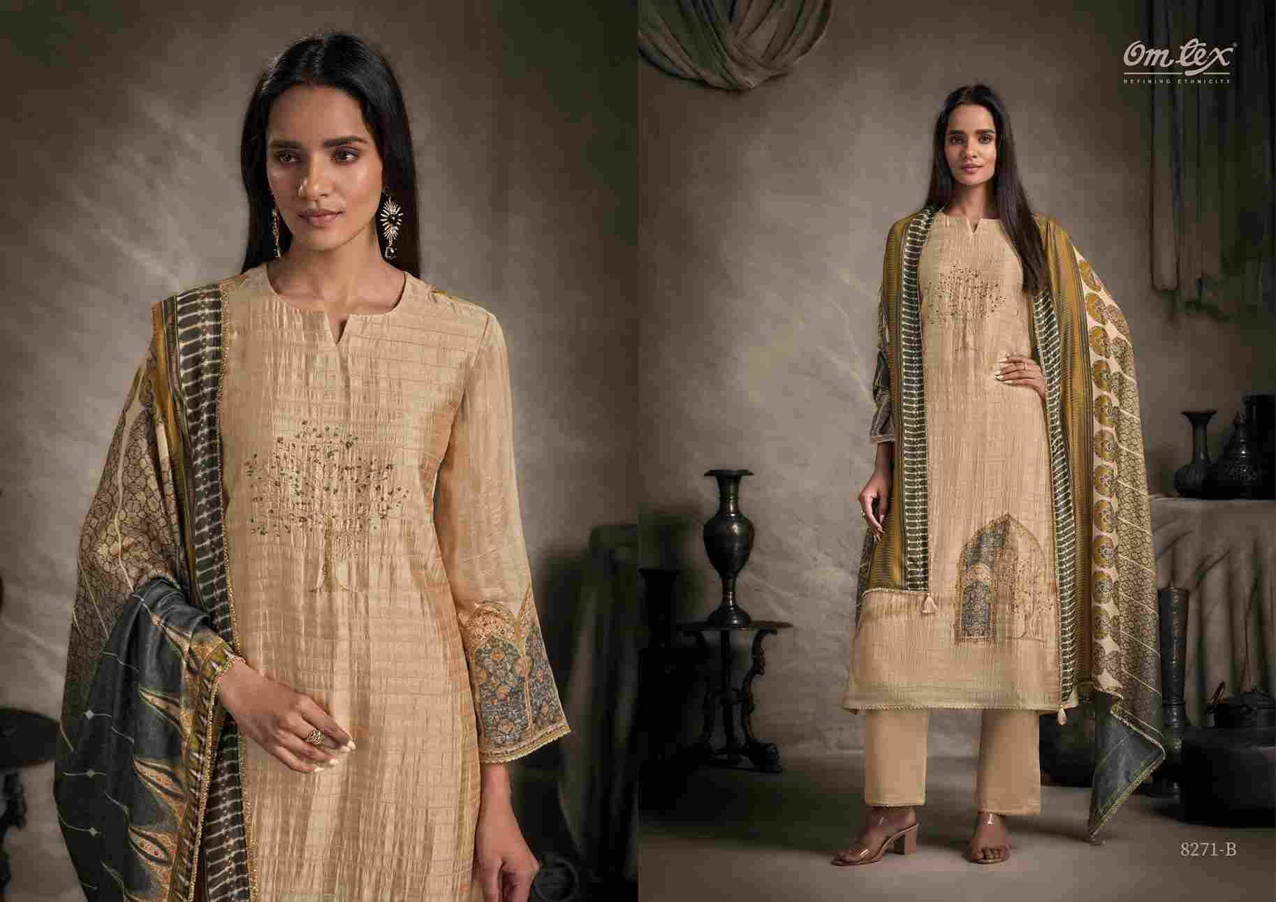 Mithila By Om Tex 8271-A To 8271-D Series Beautiful Festive Suits Colorful Stylish Fancy Casual Wear & Ethnic Wear Silk Dresses At Wholesale Price
