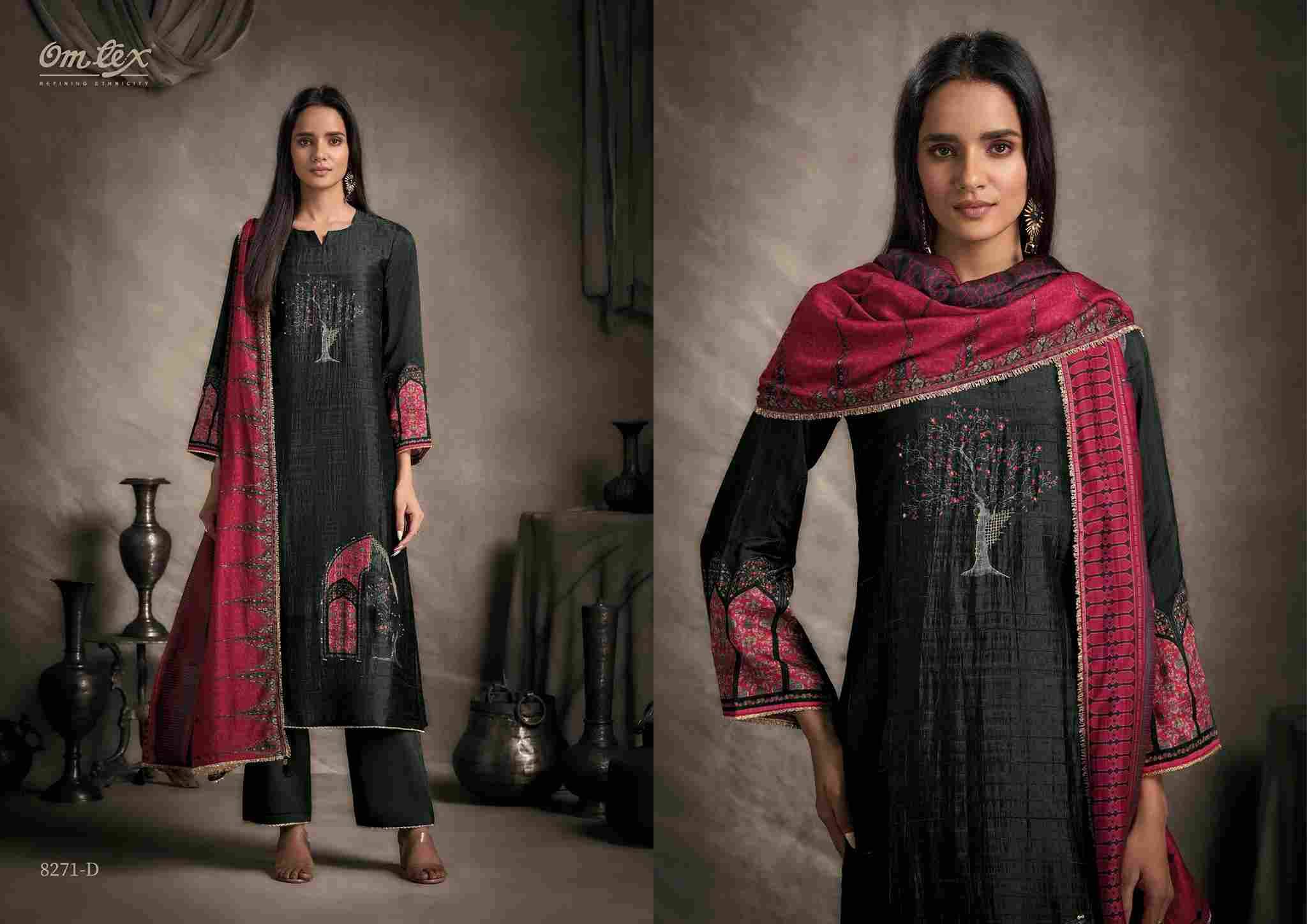 Mithila By Om Tex 8271-A To 8271-D Series Beautiful Festive Suits Colorful Stylish Fancy Casual Wear & Ethnic Wear Silk Dresses At Wholesale Price