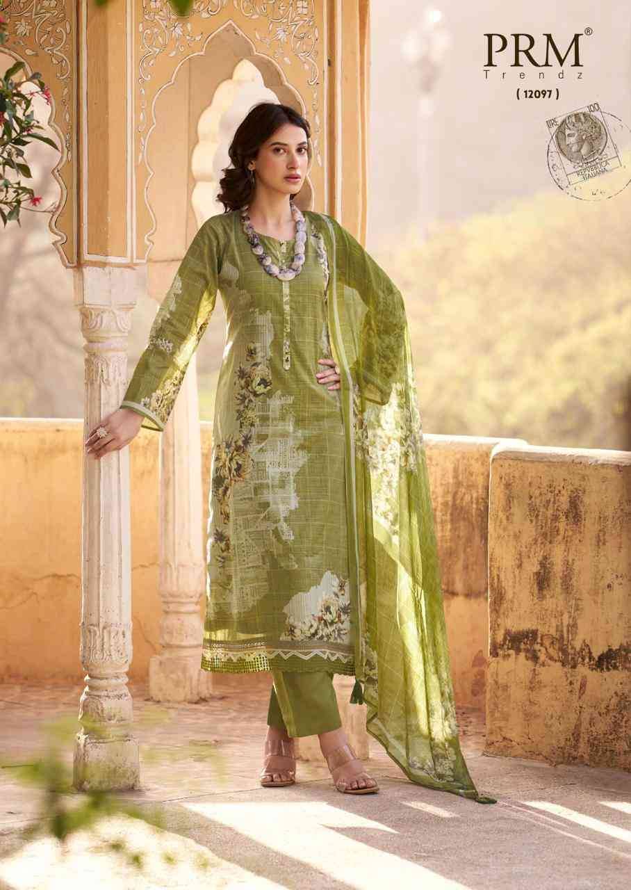 Kaviar By PRM Trendz 12095 To 12100 Series Beautiful Festive Suits Colorful Stylish Fancy Casual Wear & Ethnic Wear Lawn Cotton Dresses At Wholesale Price