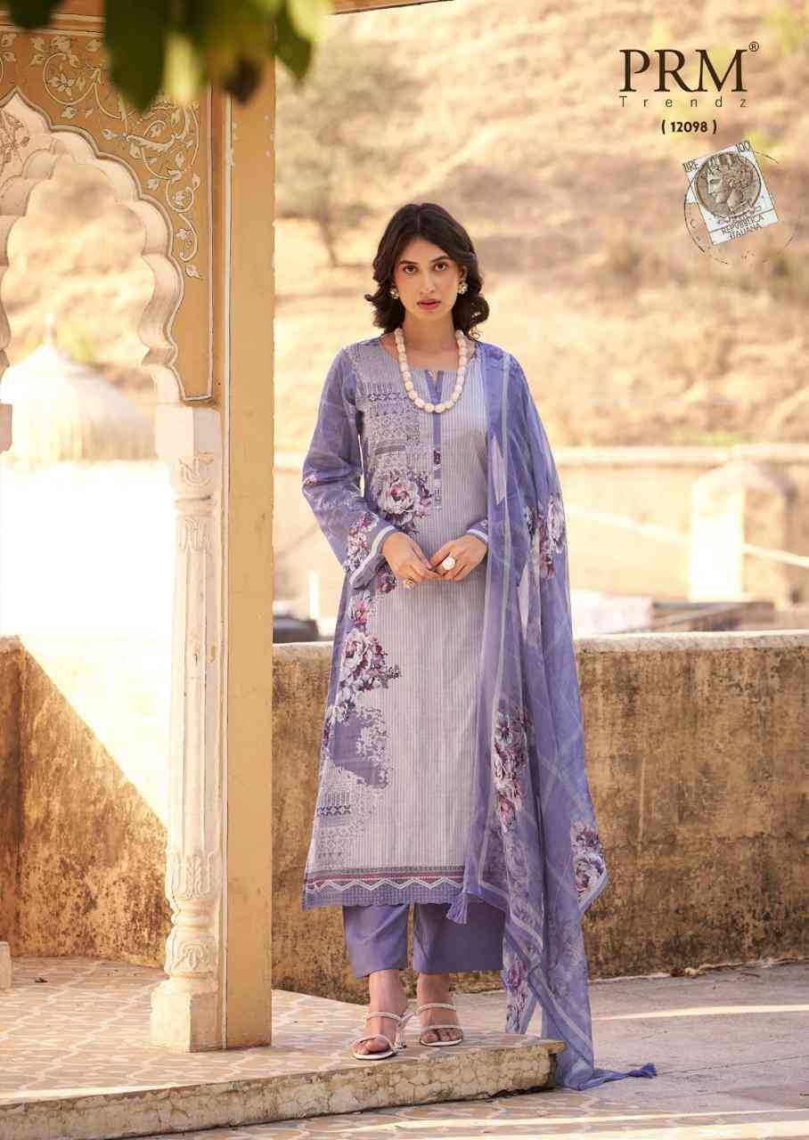 Kaviar By PRM Trendz 12095 To 12100 Series Beautiful Festive Suits Colorful Stylish Fancy Casual Wear & Ethnic Wear Lawn Cotton Dresses At Wholesale Price